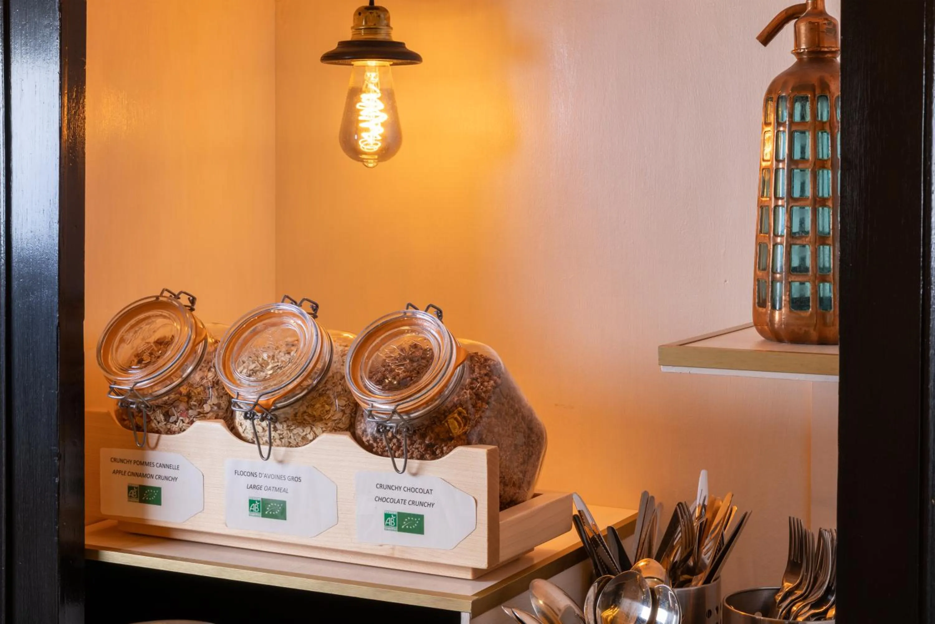 Food and drinks in Urban Bivouac Hotel