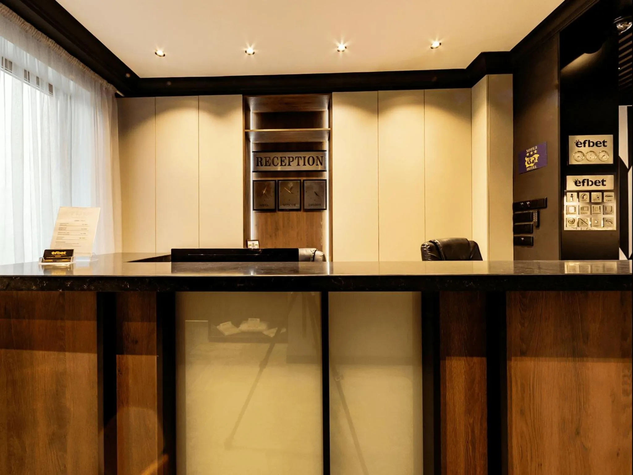 Lobby or reception in Efbet Hotel