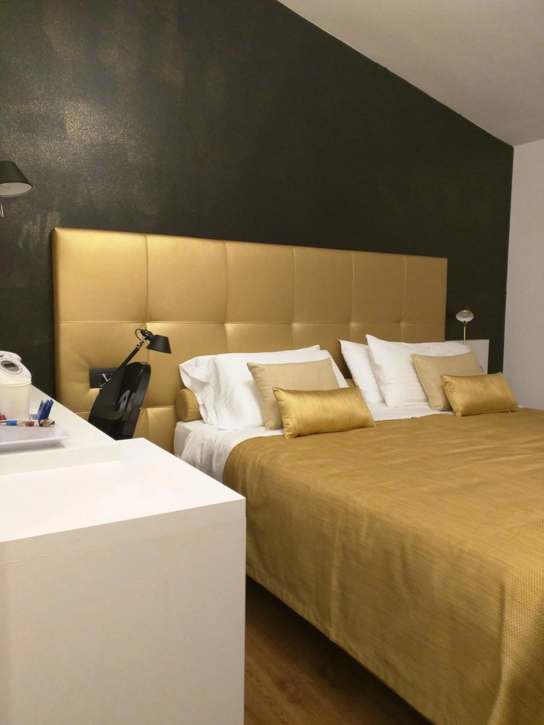 Bed in Hotel La Vigna