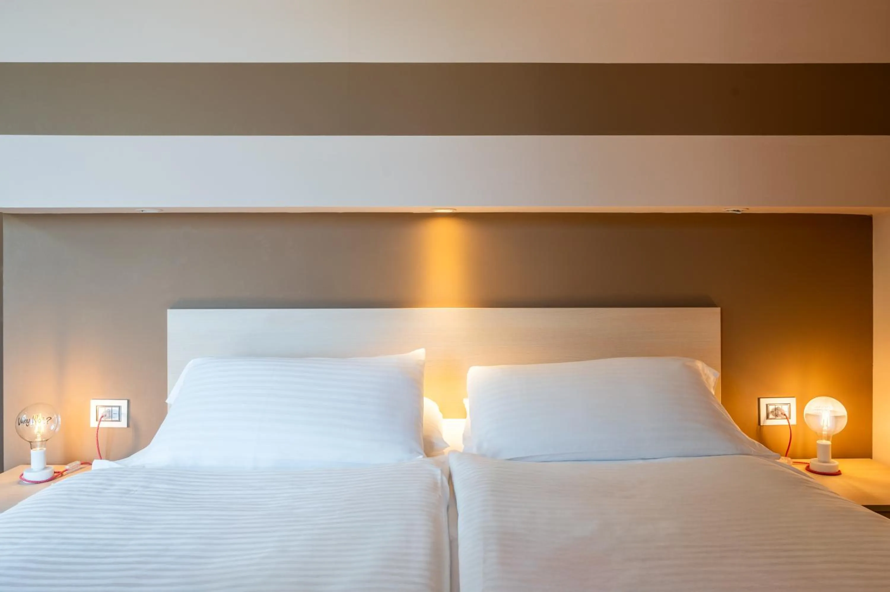 Bed in Hotel La Vigna