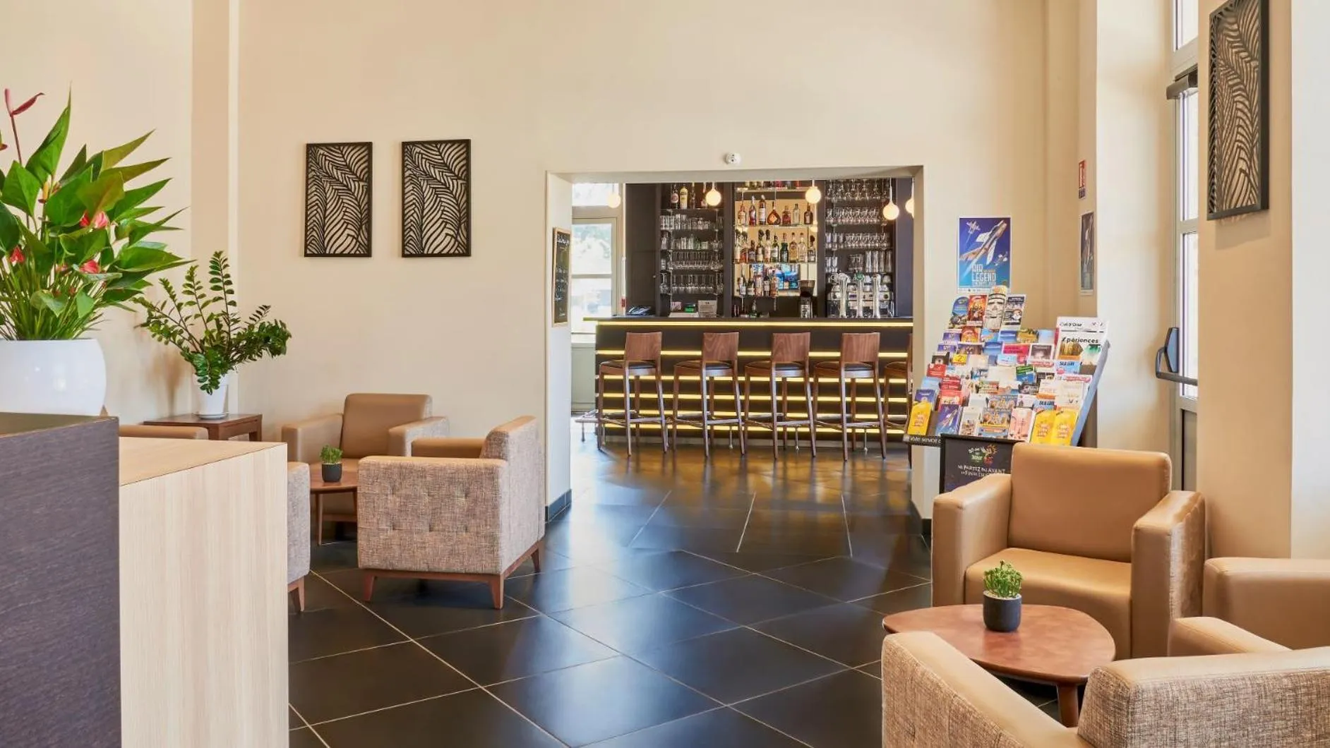 Lobby or reception in Résidence Château du Mée