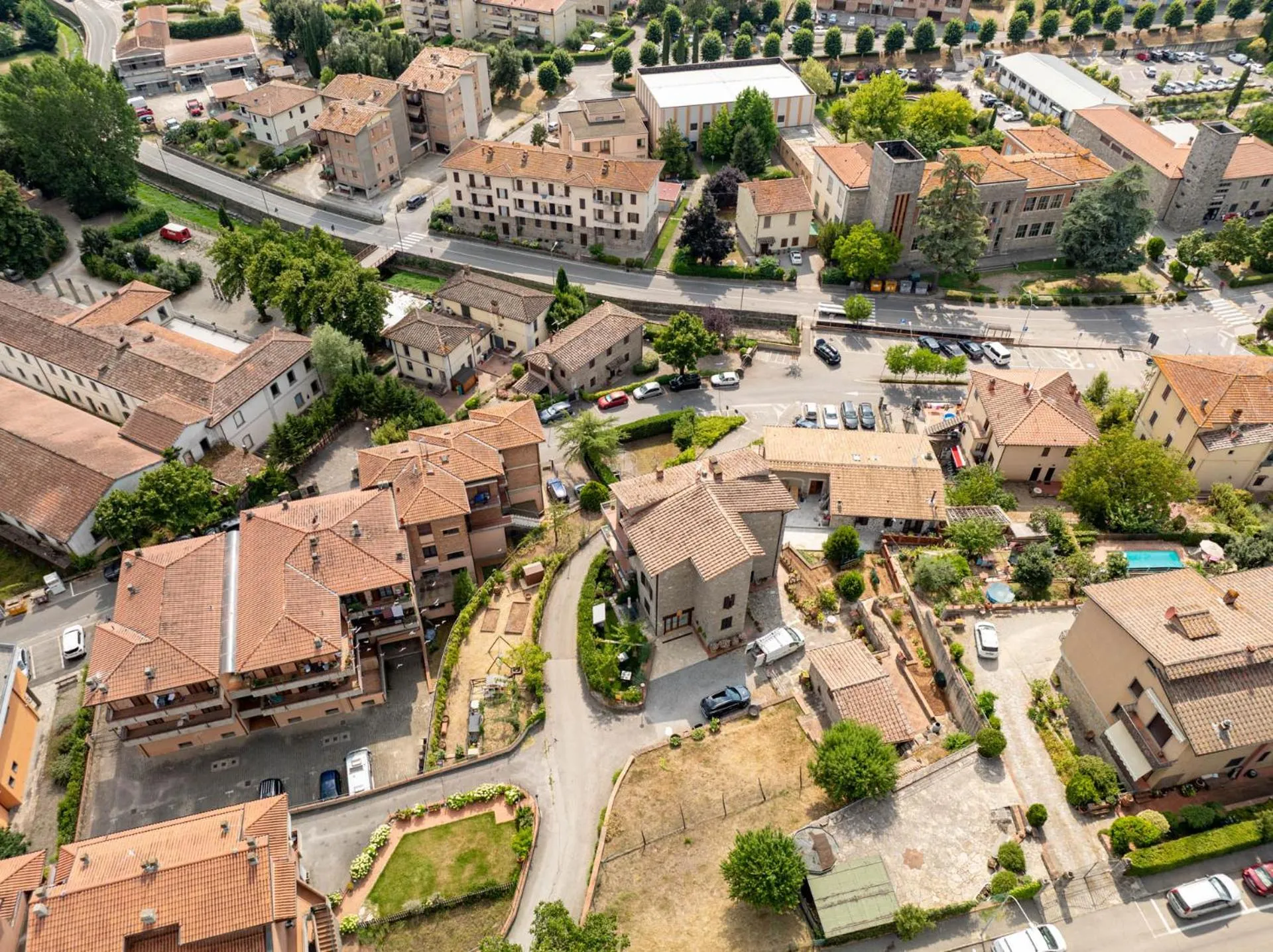 Bird's eye view in B&B L'Eroico