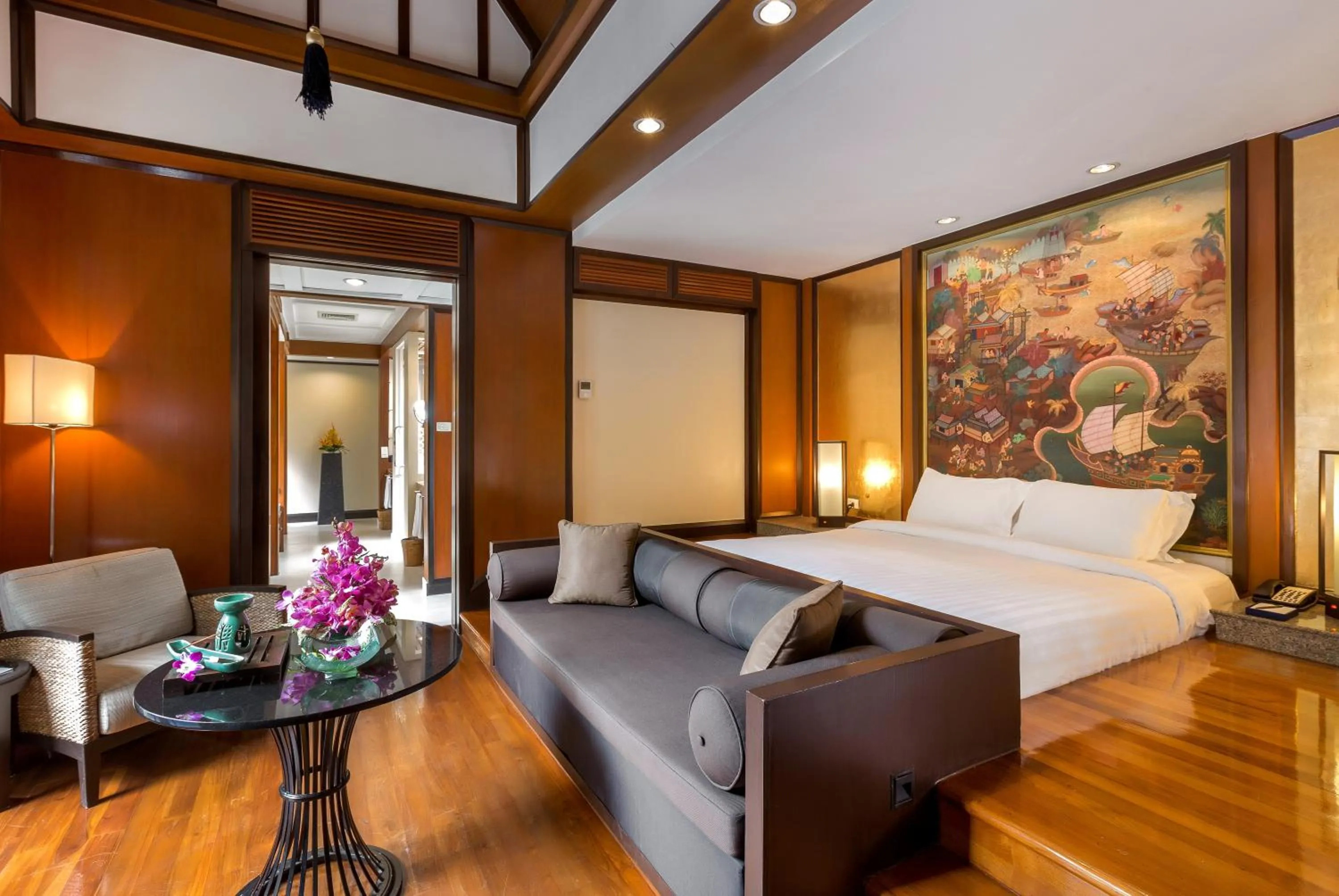 Bed in Banyan Tree Phuket