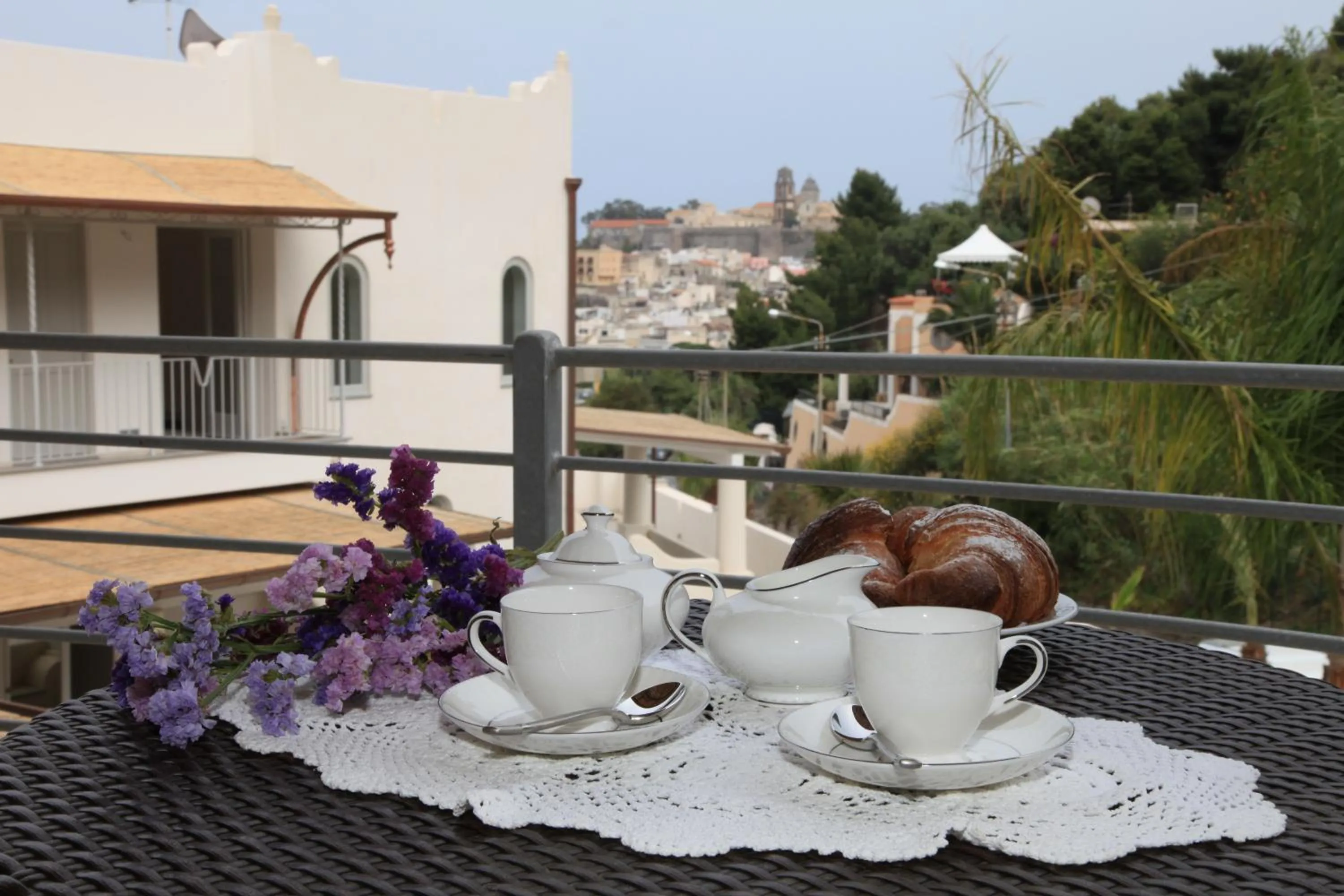 Balcony/Terrace in Hotel Mea - Aeolian Charme