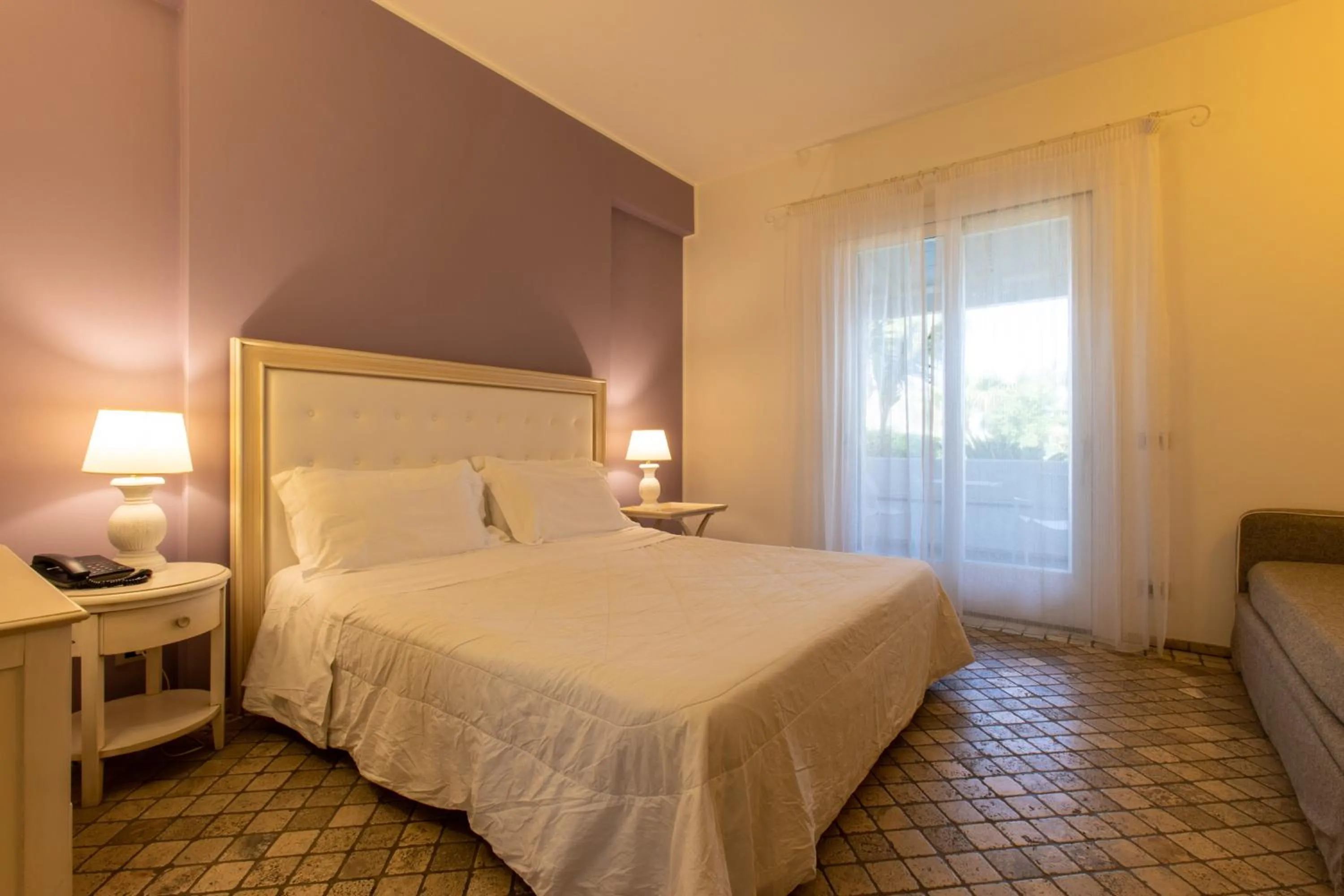 Bed in Hotel Mea - Aeolian Charme