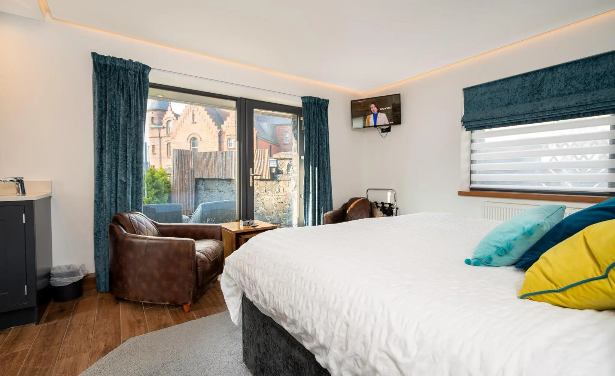 Bed in Antrim House Guest Rooms & Suites