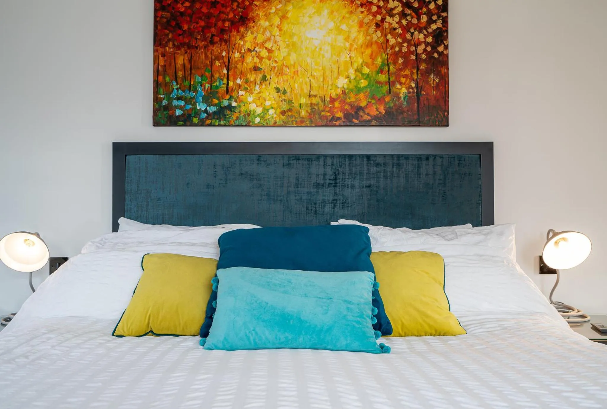 Bed in Antrim House Guest Rooms & Suites