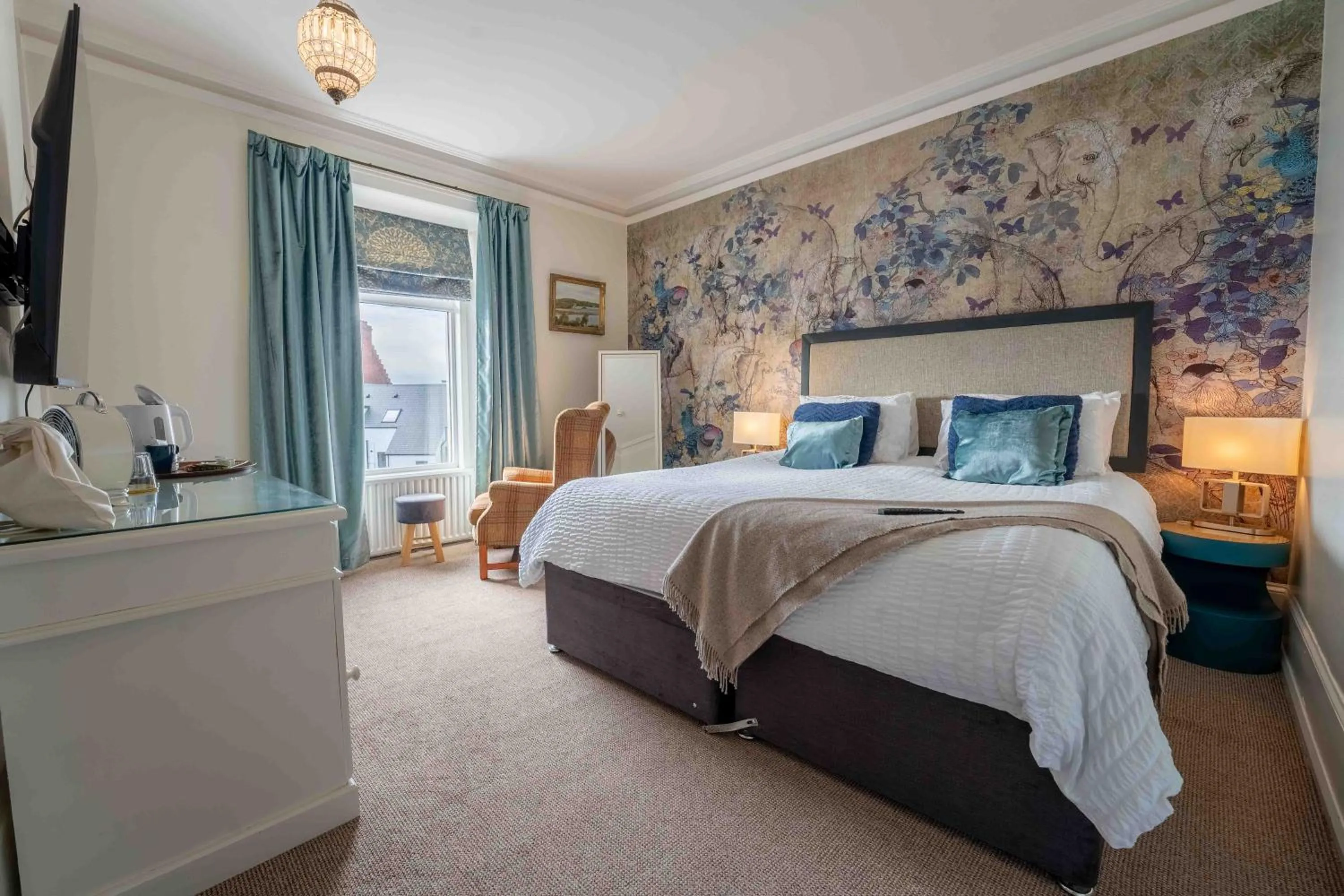 Bed in Antrim House Guest Rooms & Suites