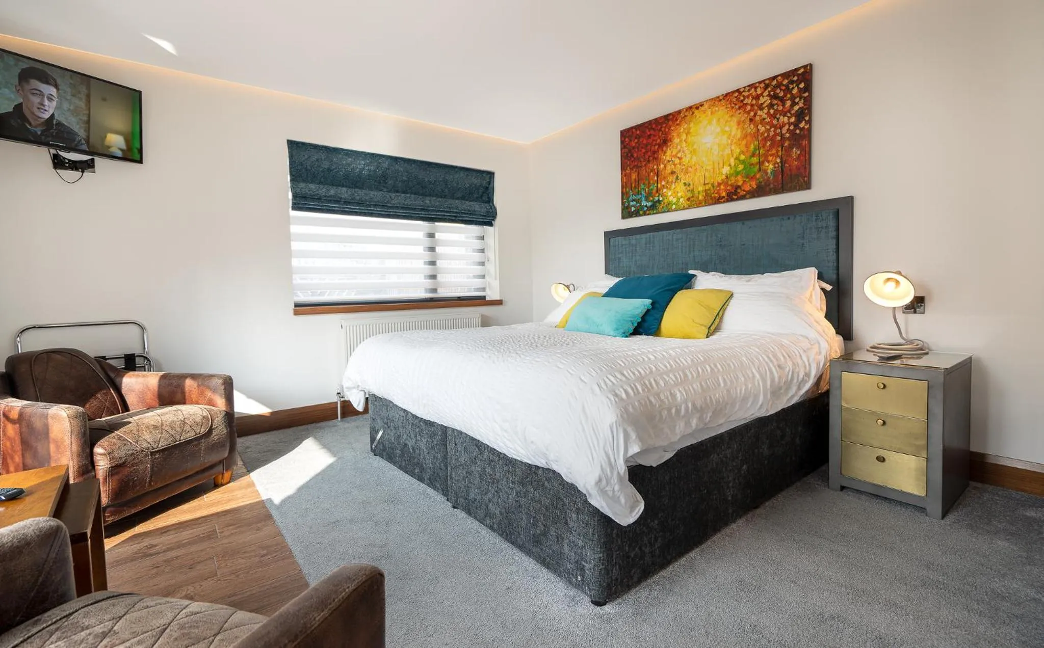 Bed in Antrim House Guest Rooms & Suites