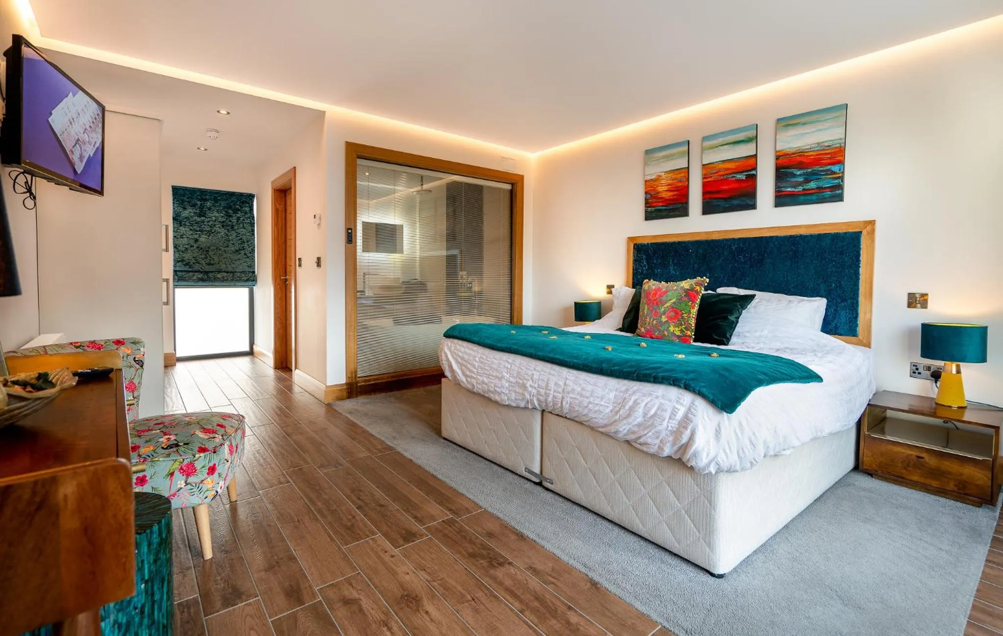 Bed in Antrim House Guest Rooms & Suites