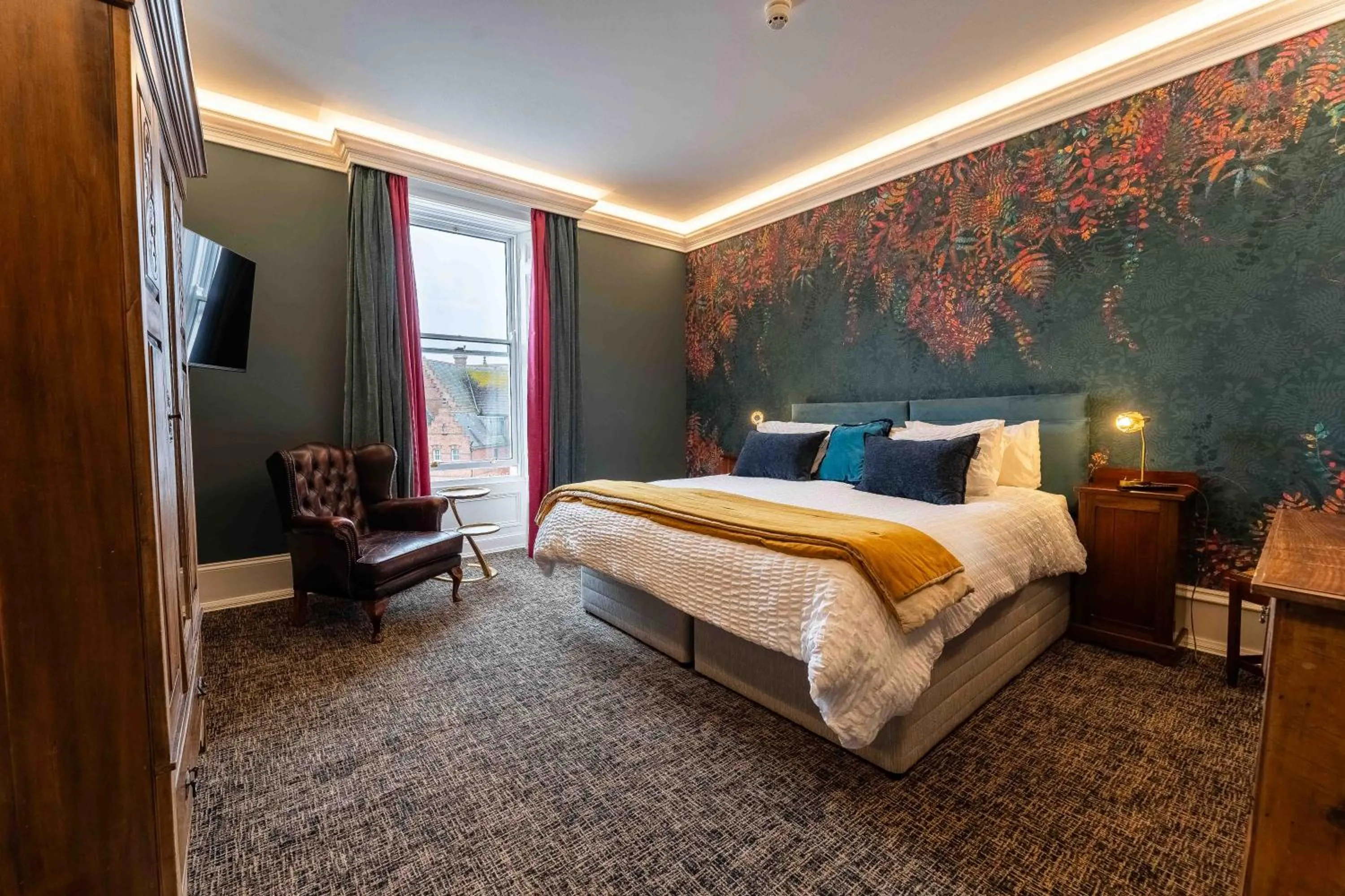Bed in Antrim House Guest Rooms & Suites