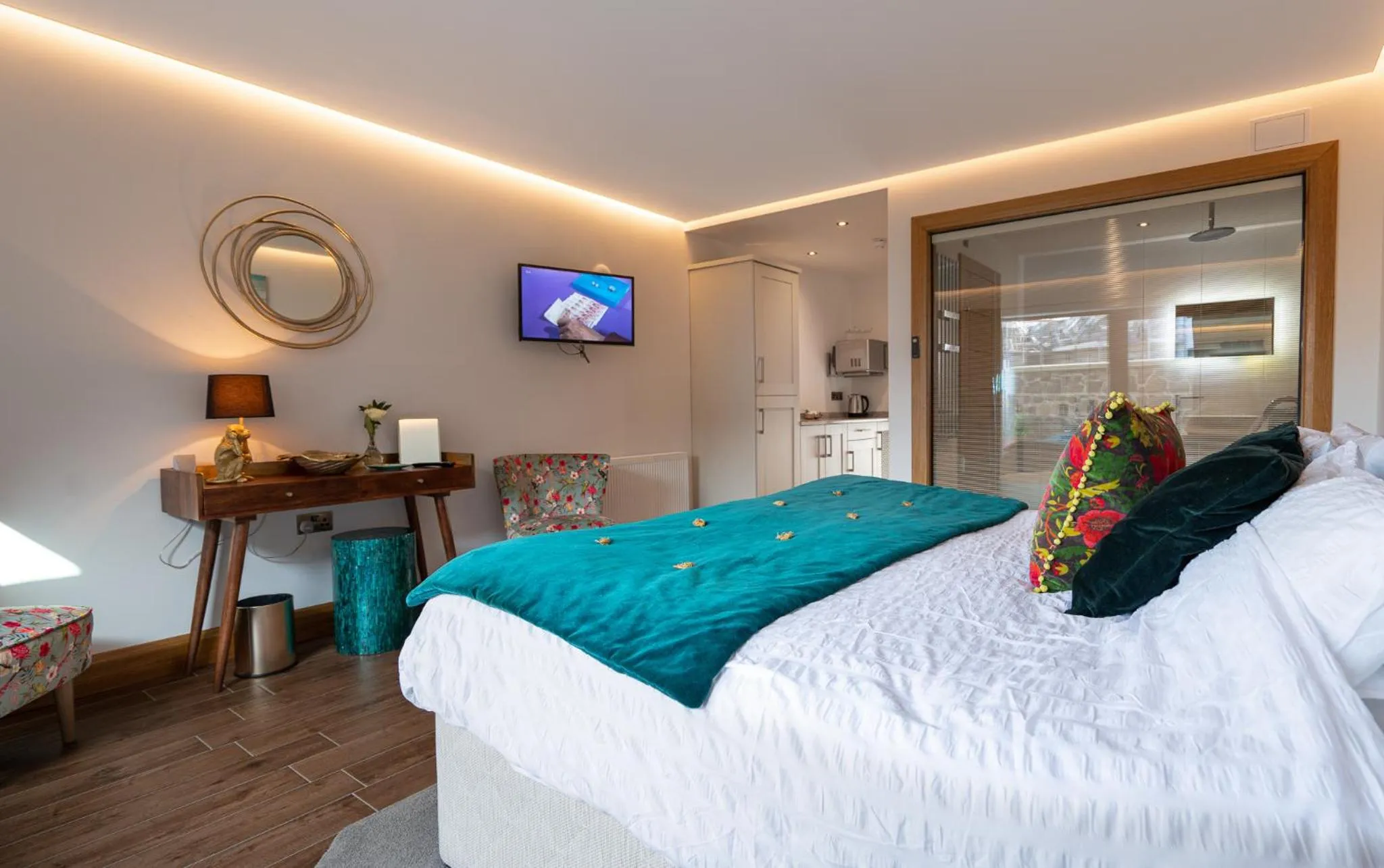 Bed in Antrim House Guest Rooms & Suites