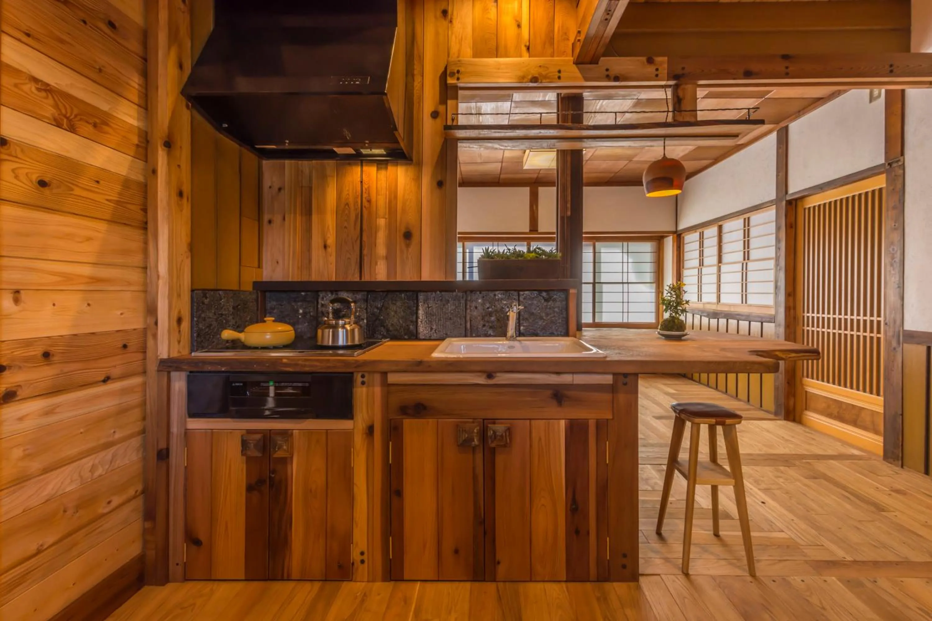 Kitchen or kitchenette in Bettei Himawari