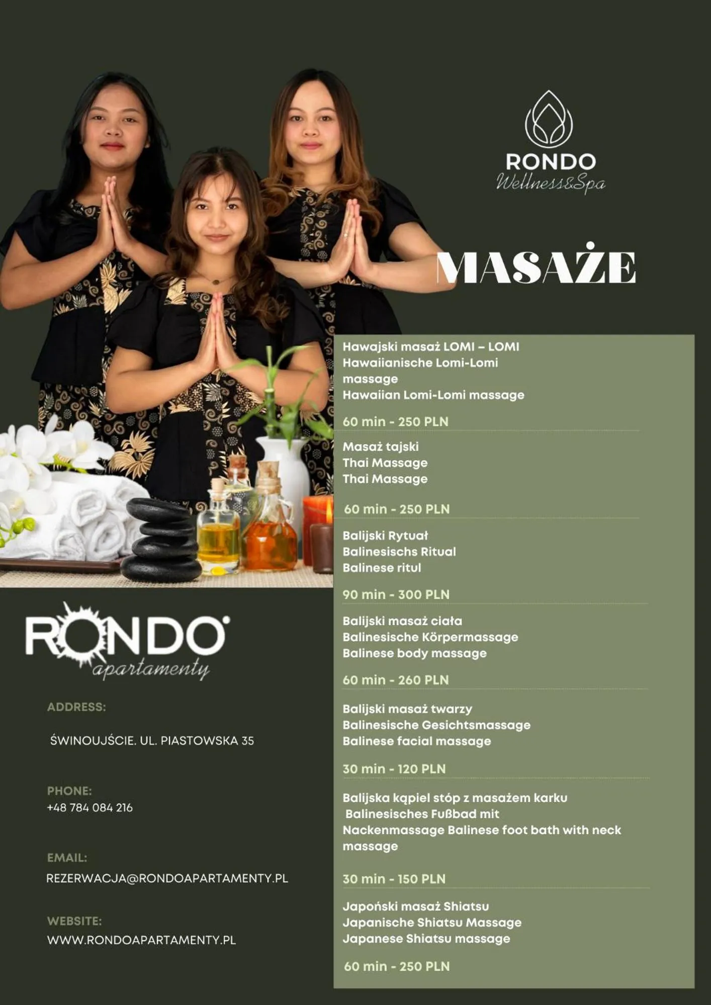 Massage in Apartamenty Zdrojowa