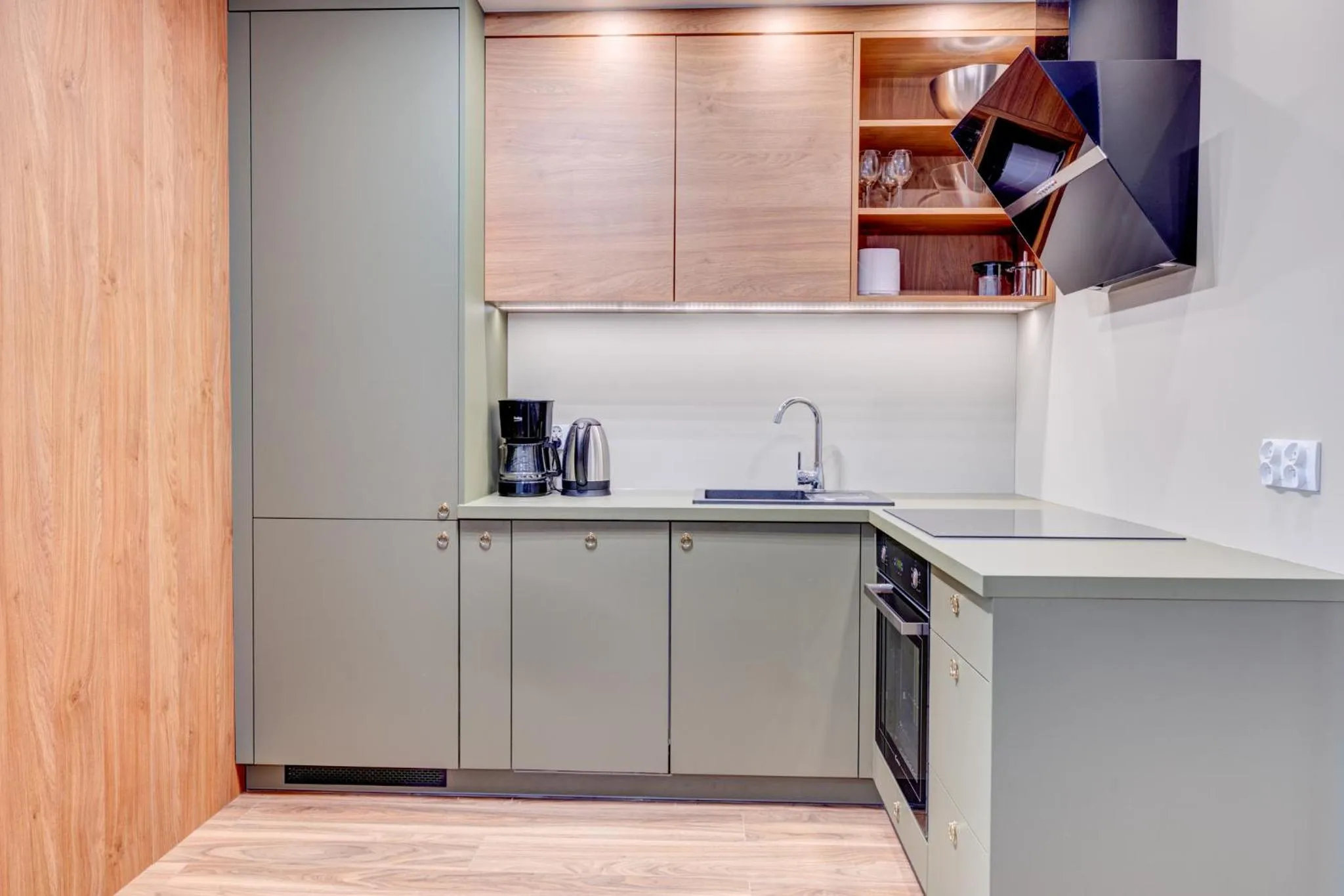 Kitchen or kitchenette in Apartamenty Zdrojowa