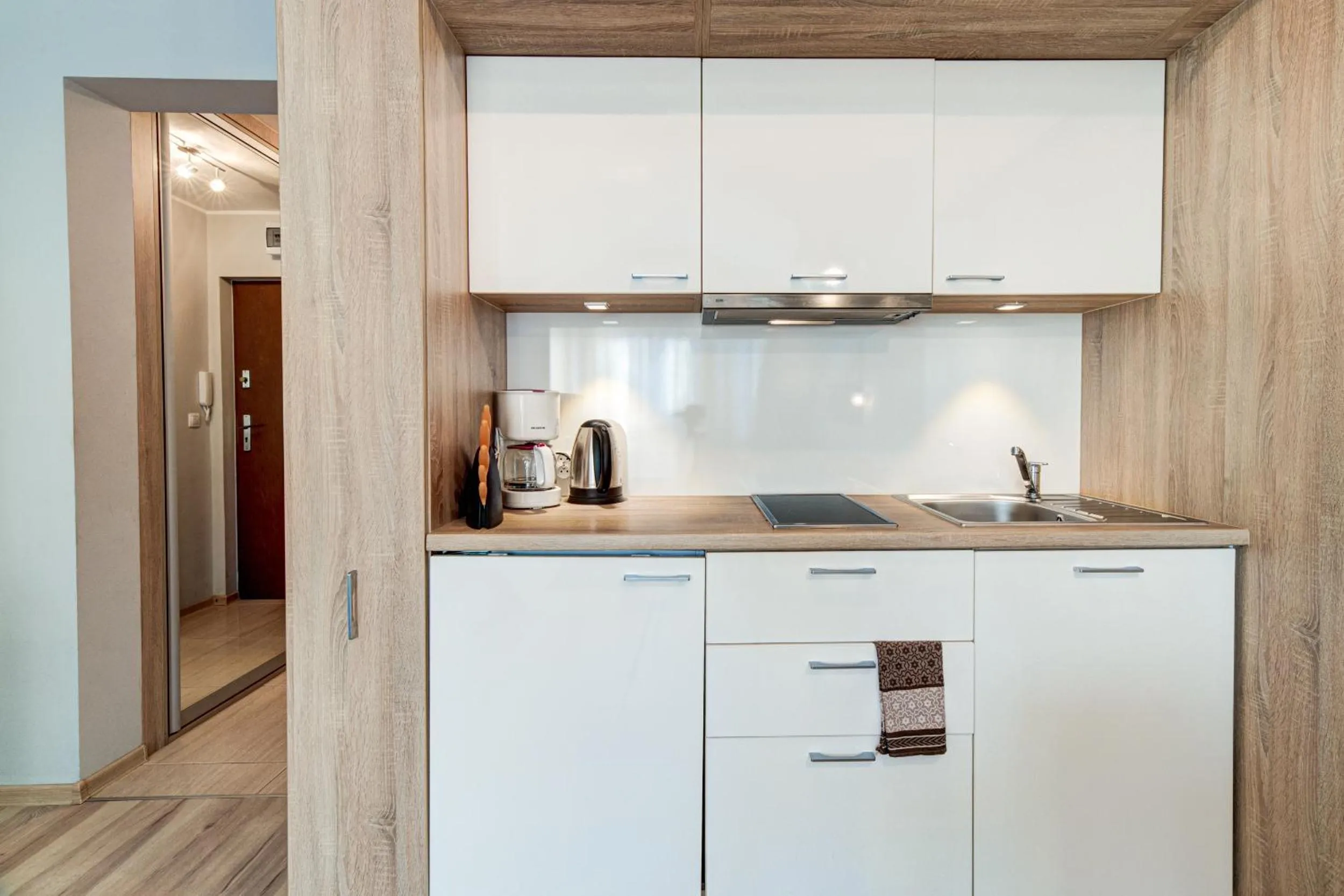 Kitchen or kitchenette in Apartamenty Zdrojowa