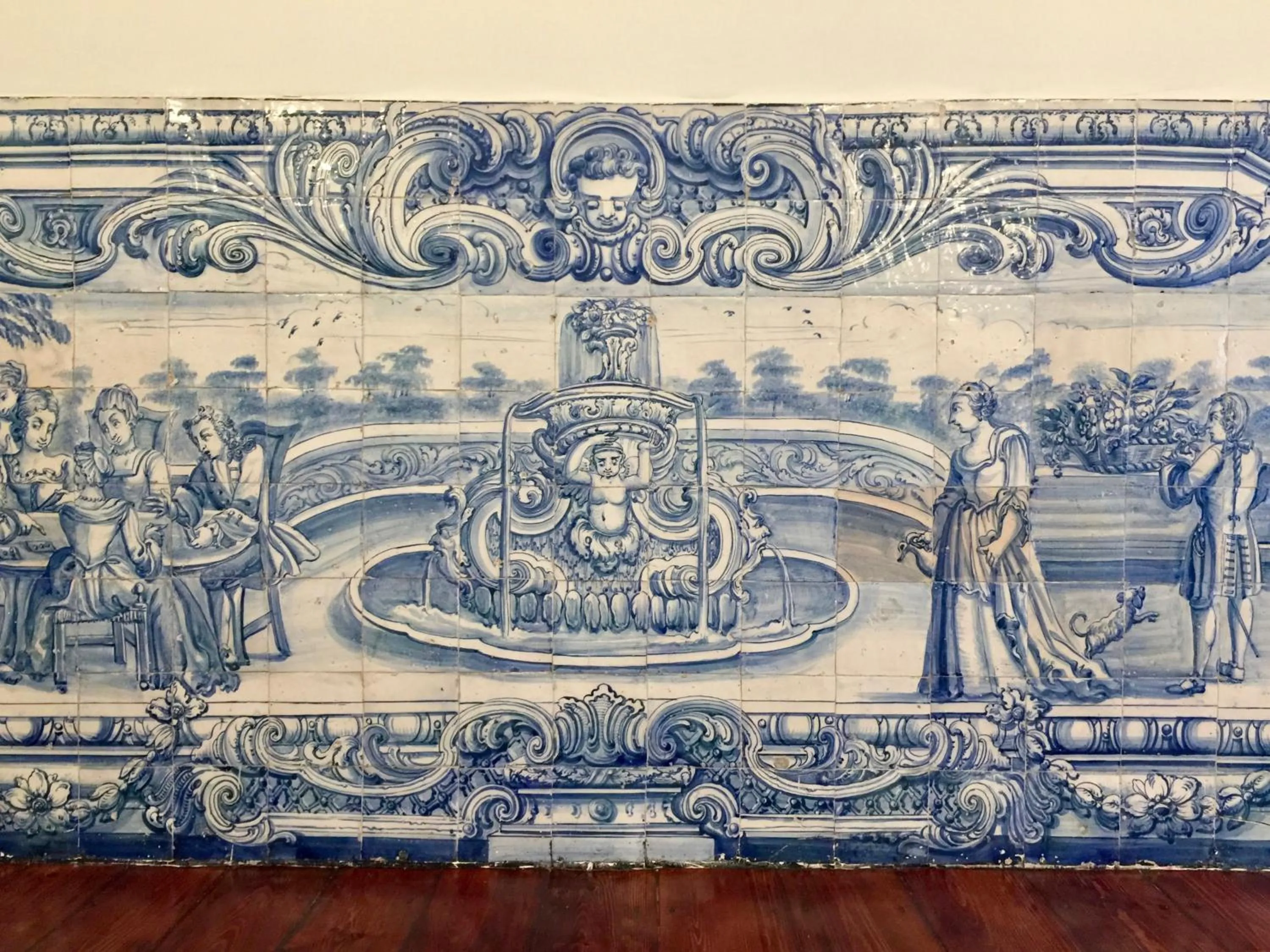 Decorative detail in Casa dell'Arte Club House