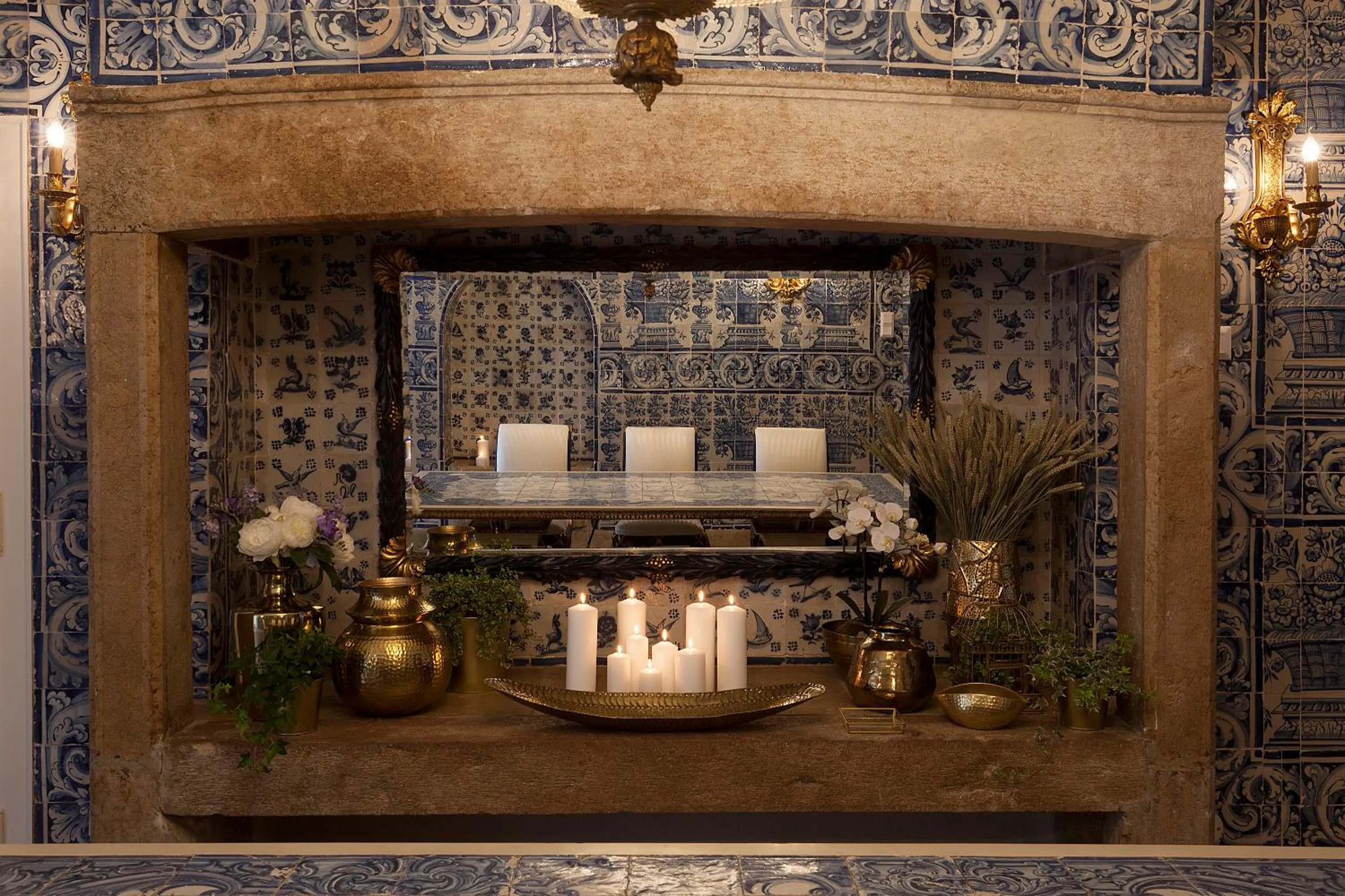 Decorative detail in Casa dell'Arte Club House