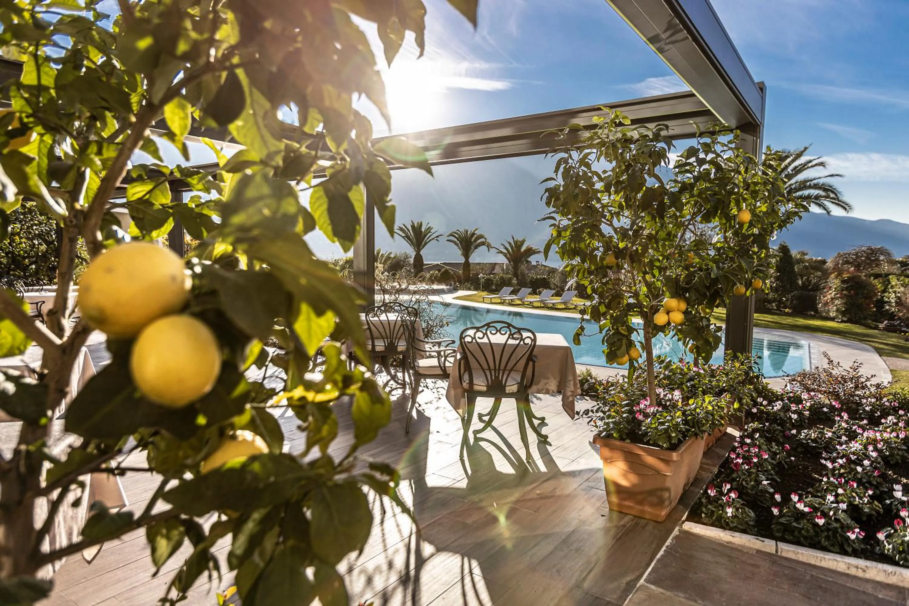 Garden view in Park Hotel Imperial