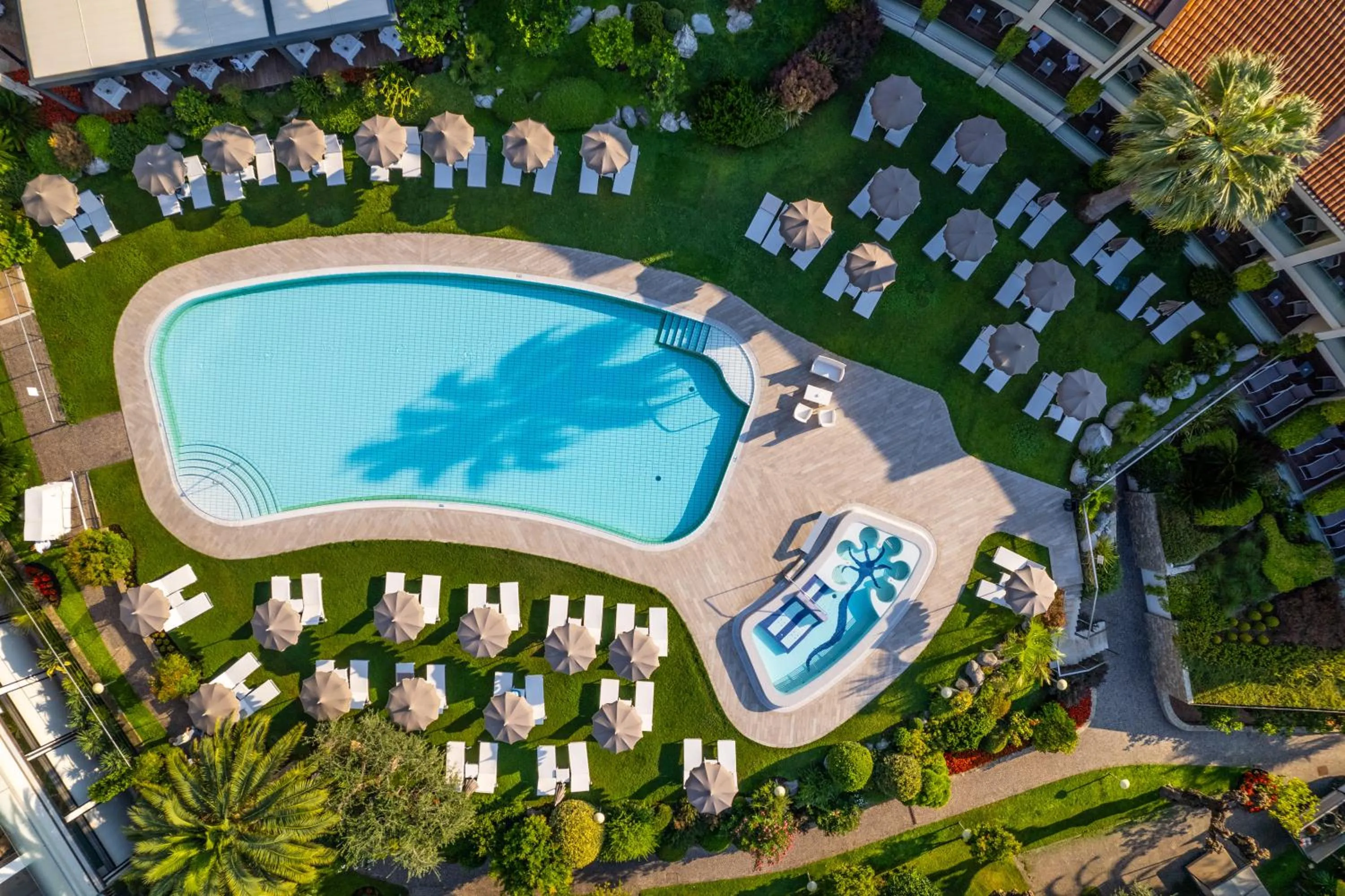 Garden view in Park Hotel Imperial