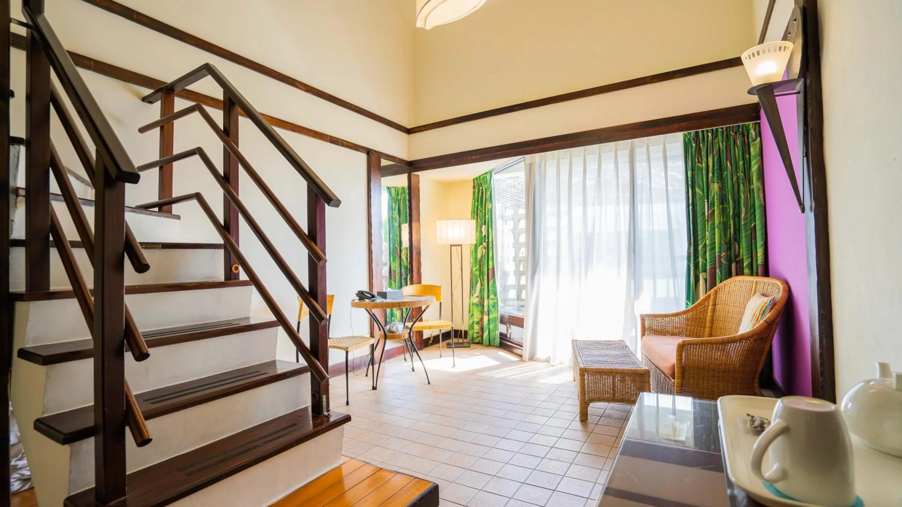 Seating area in Yoho Beach Resort Kenting