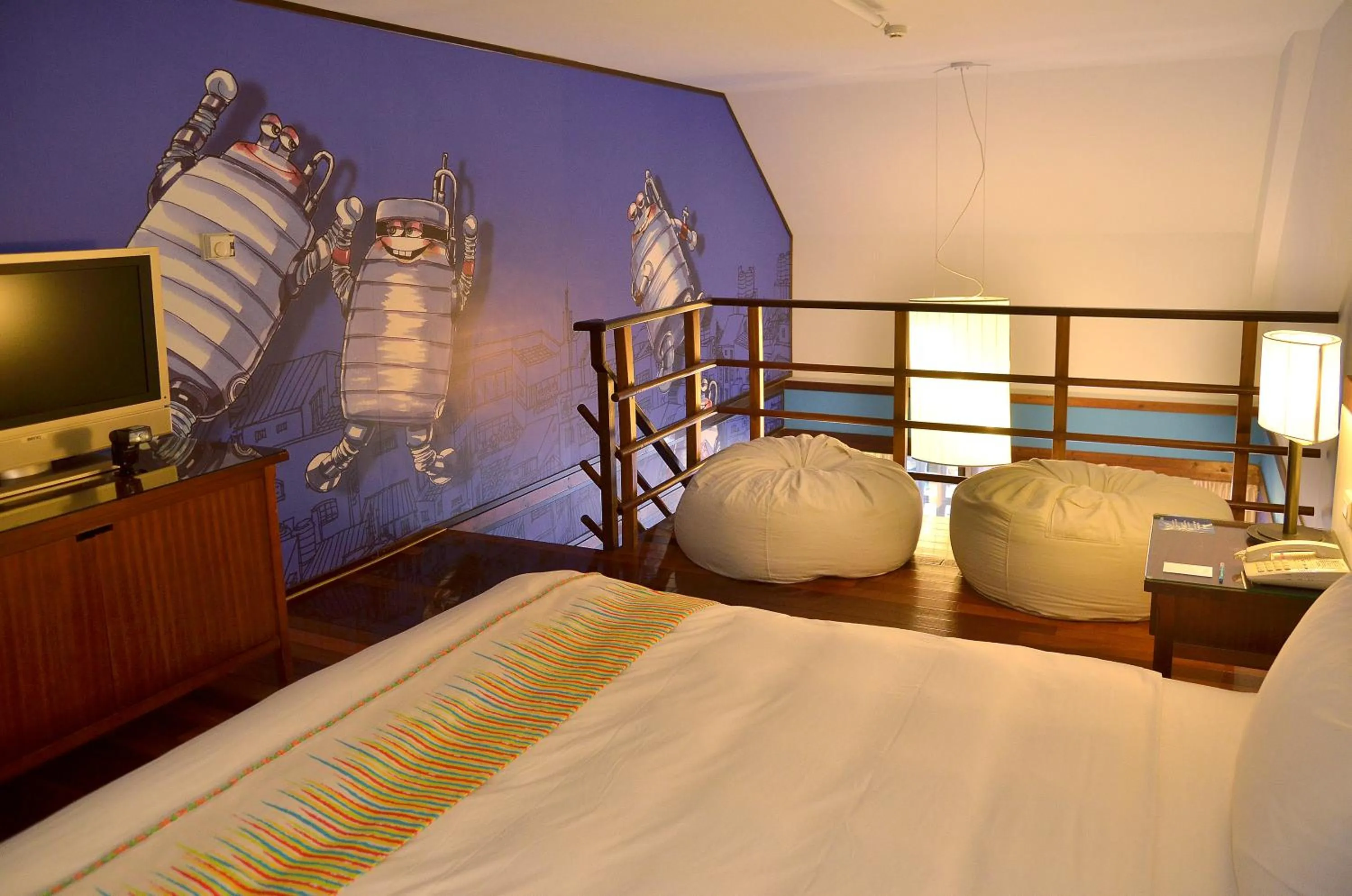 Bed in Yoho Beach Resort Kenting