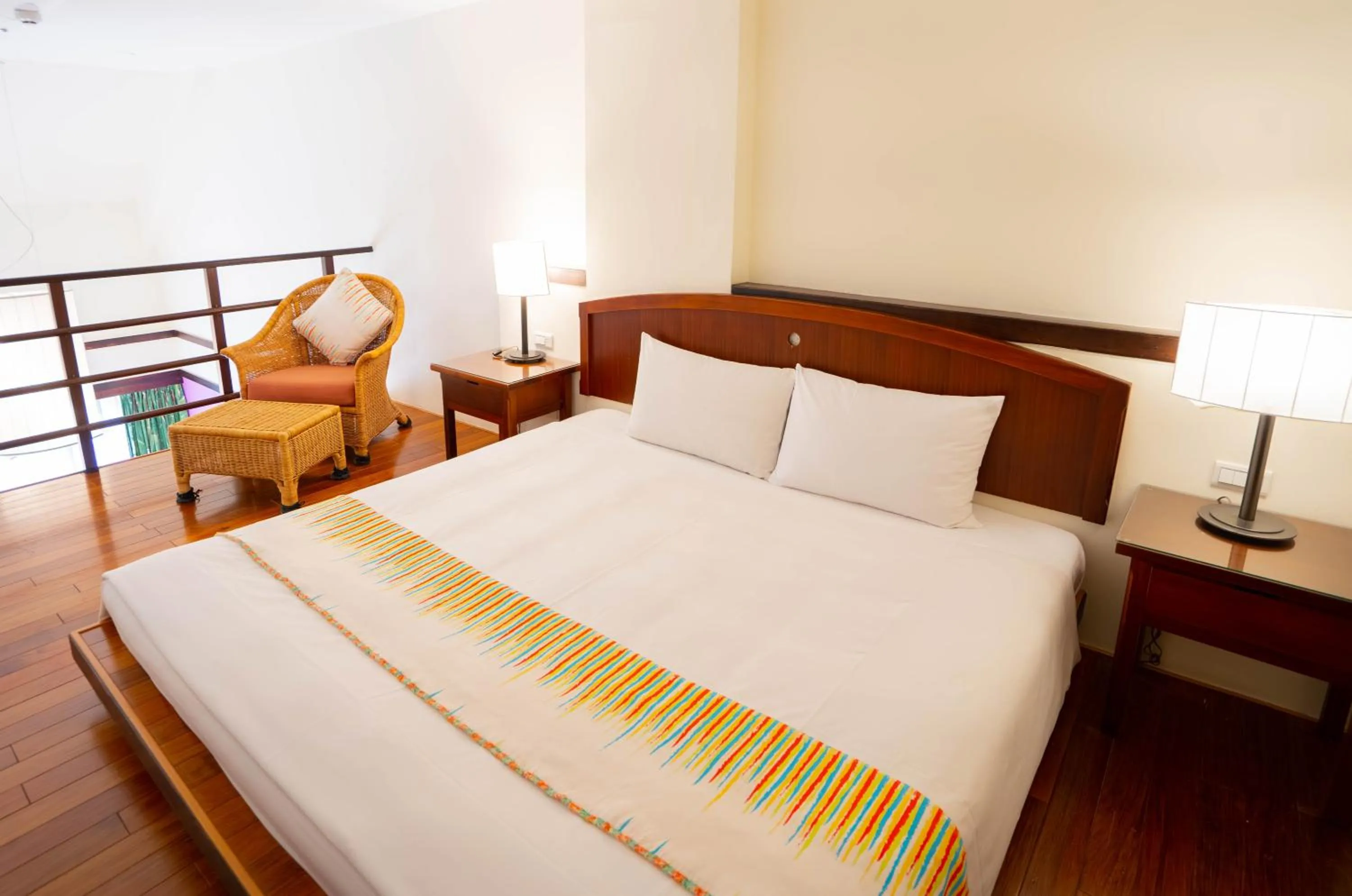 Bed in Yoho Beach Resort Kenting