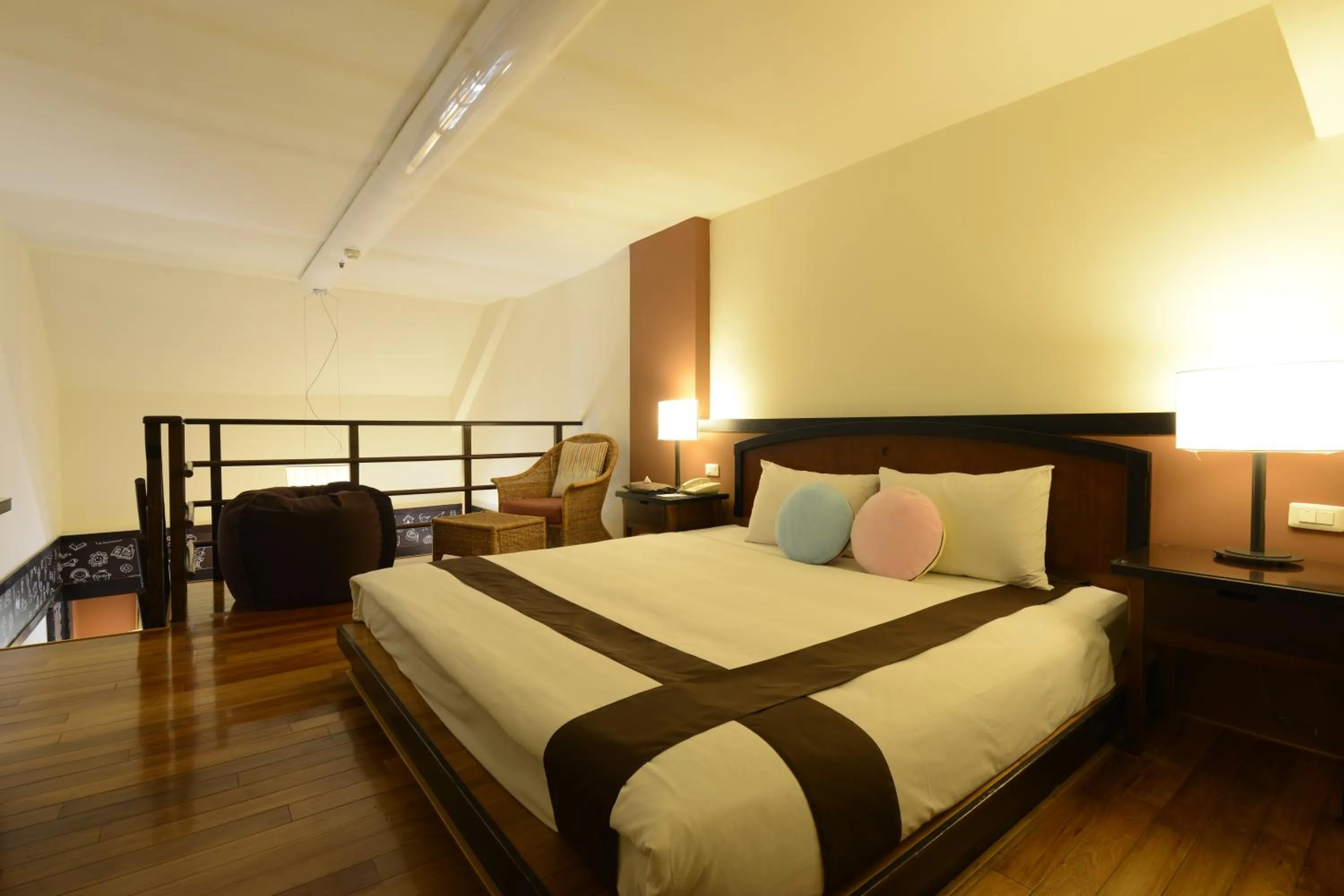 Bed in Yoho Beach Resort Kenting