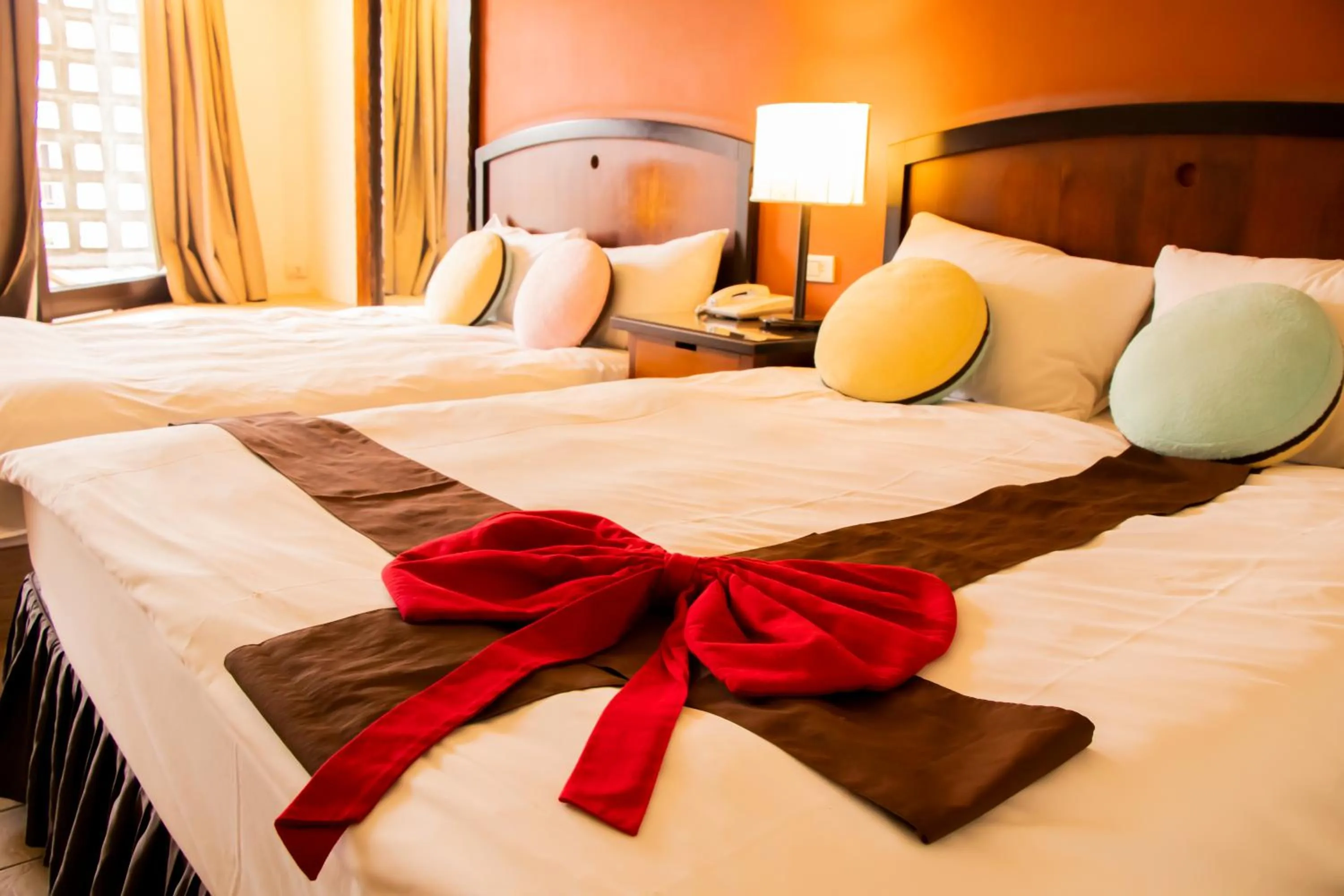 Bed in Yoho Beach Resort Kenting