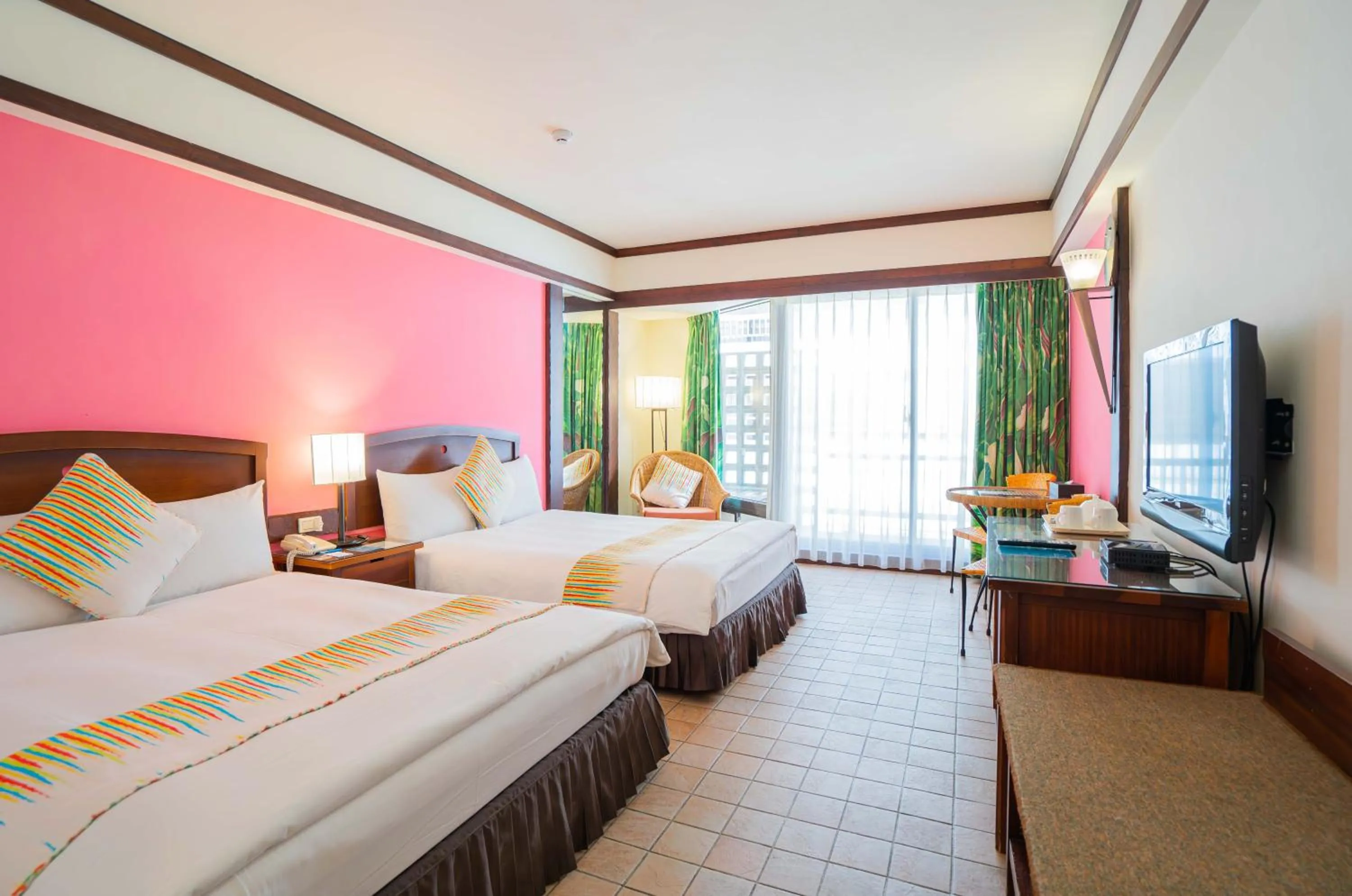 Bed in Yoho Beach Resort Kenting