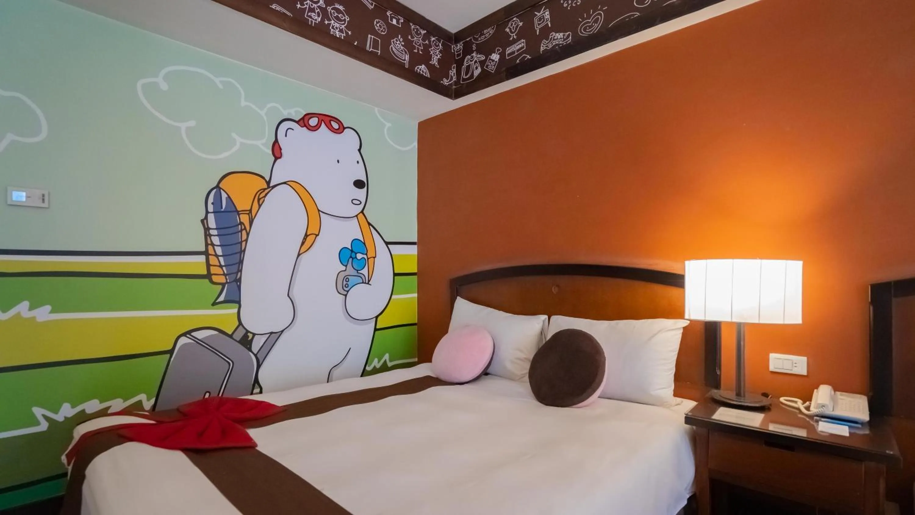 Bedroom, Bed in Yoho Beach Resort Kenting
