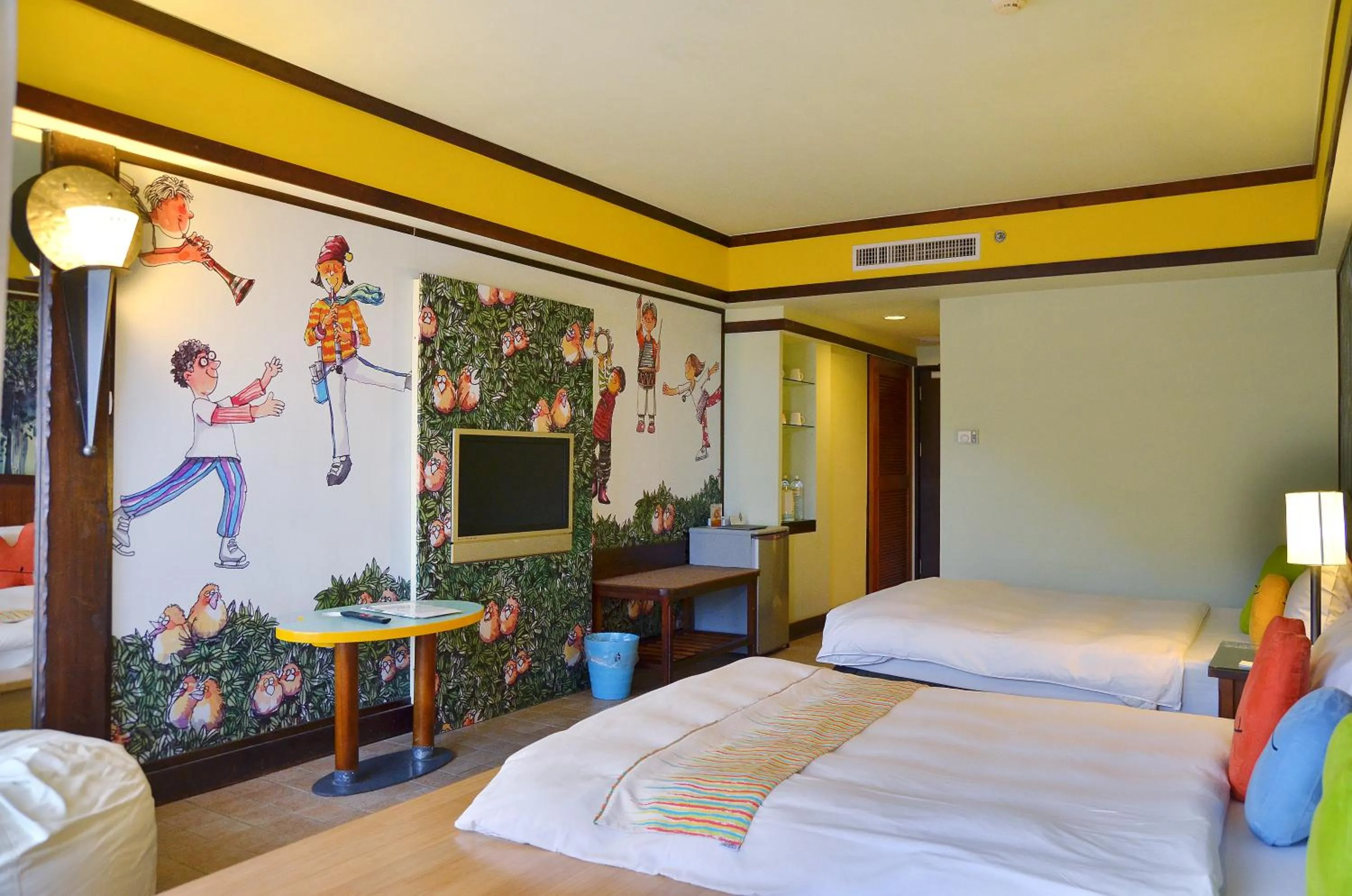Bedroom, Bed in Yoho Beach Resort Kenting