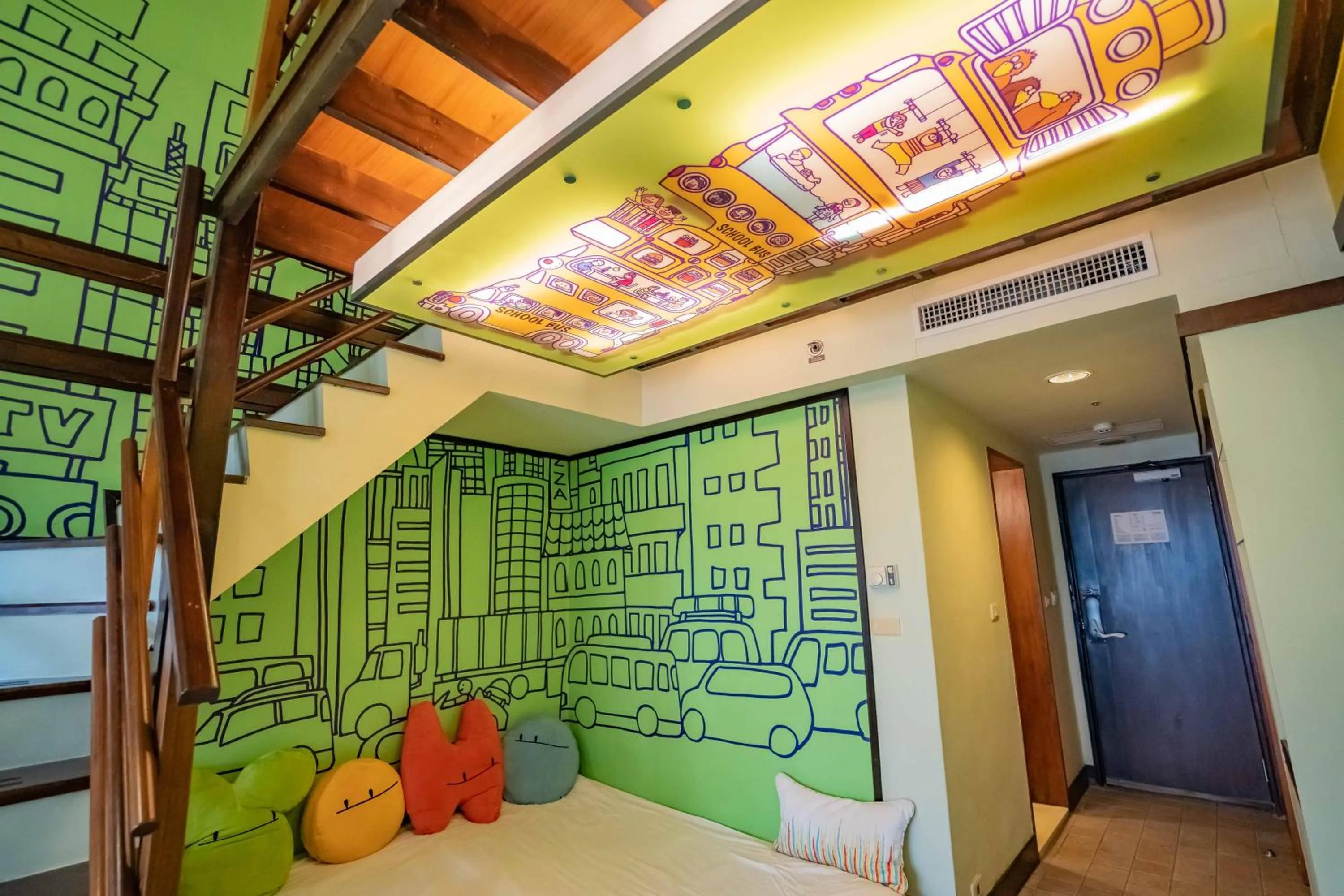 Bed in Yoho Beach Resort Kenting