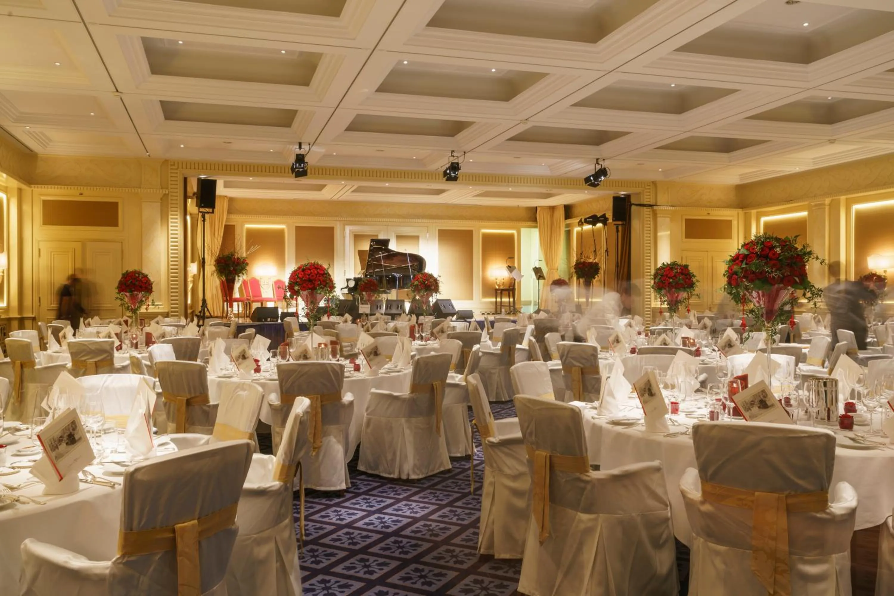 Evening entertainment in Suvretta House