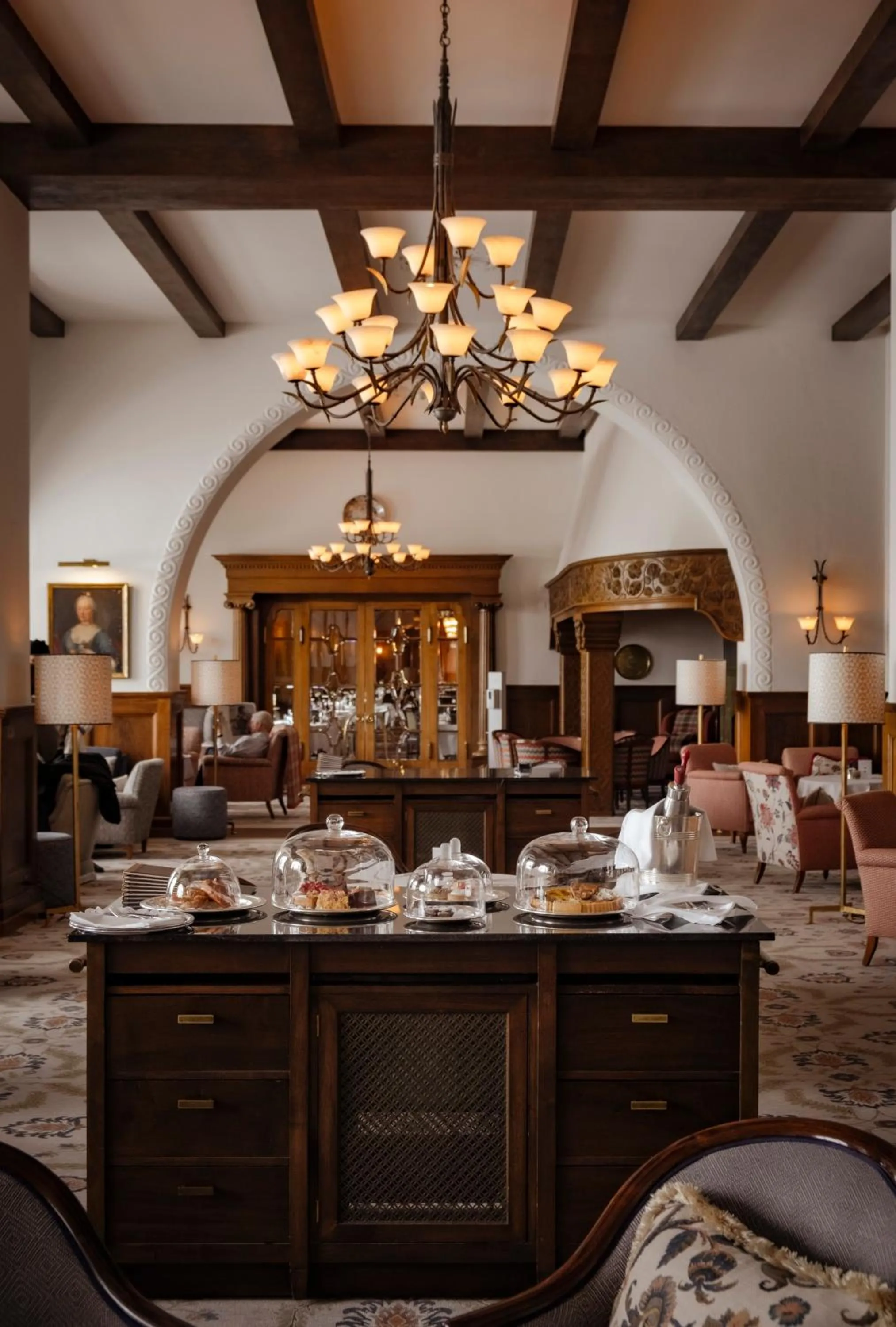 Lobby or reception in Suvretta House