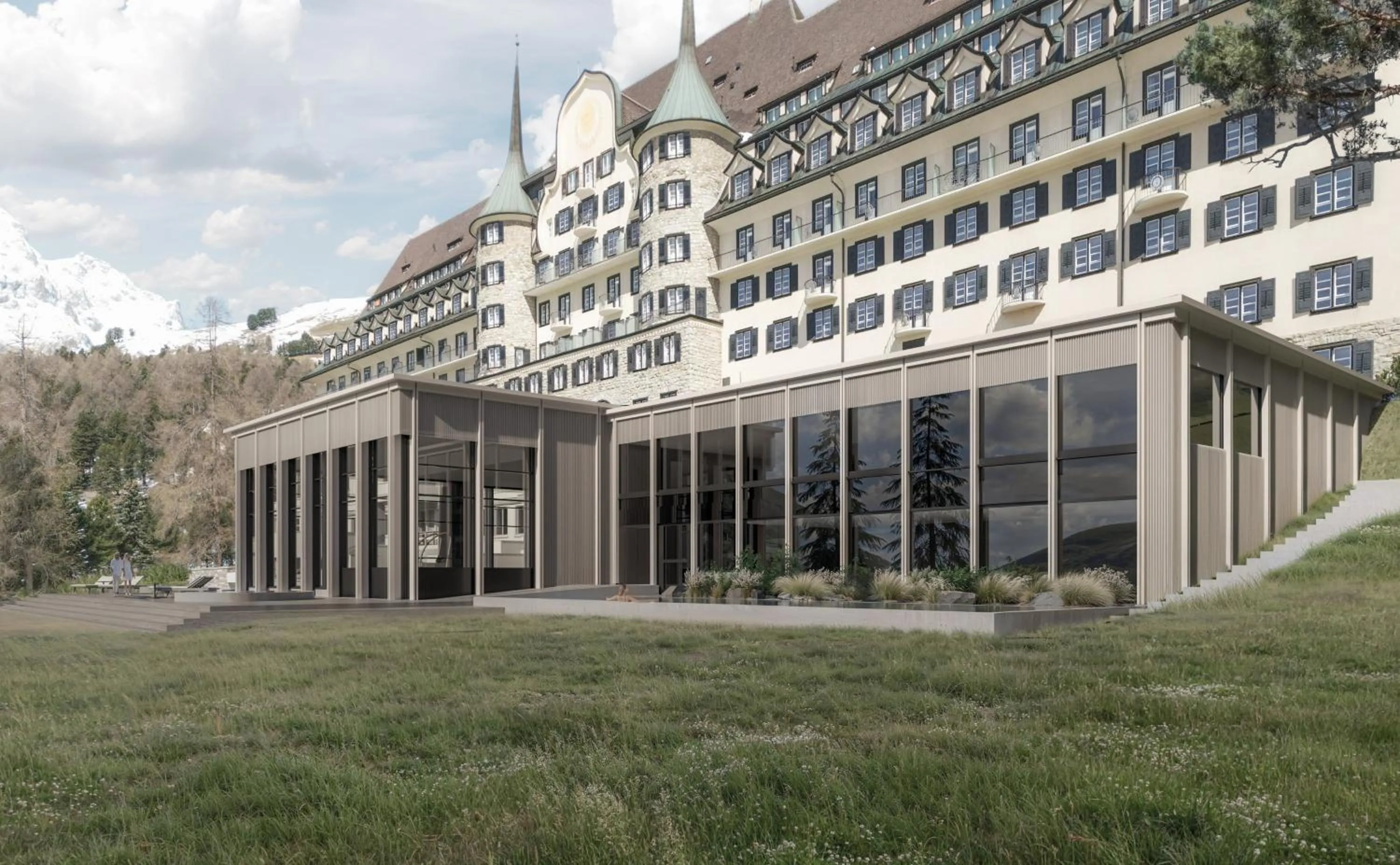 Property building in Suvretta House