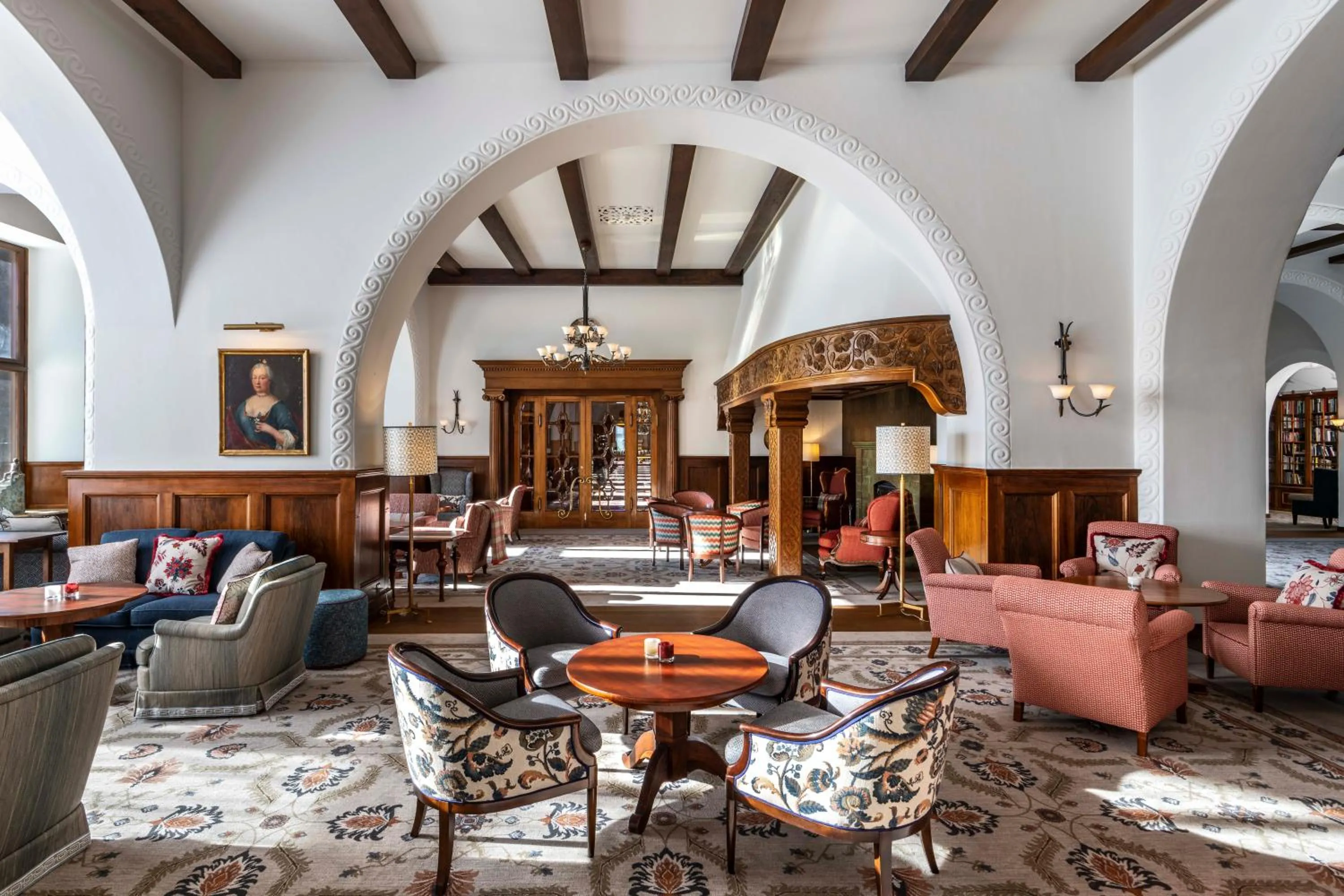 Lobby or reception in Suvretta House