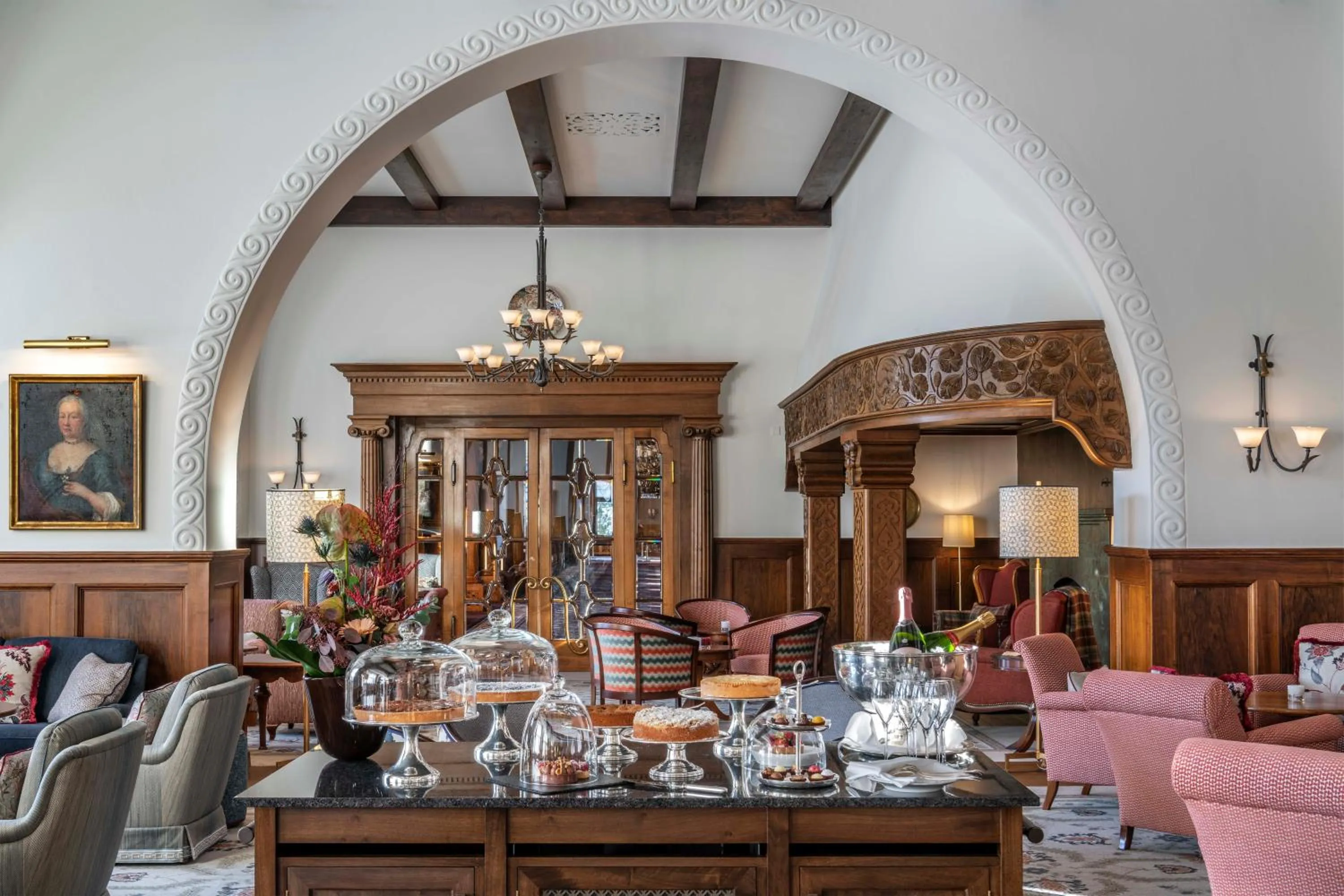 Lounge or bar in Suvretta House