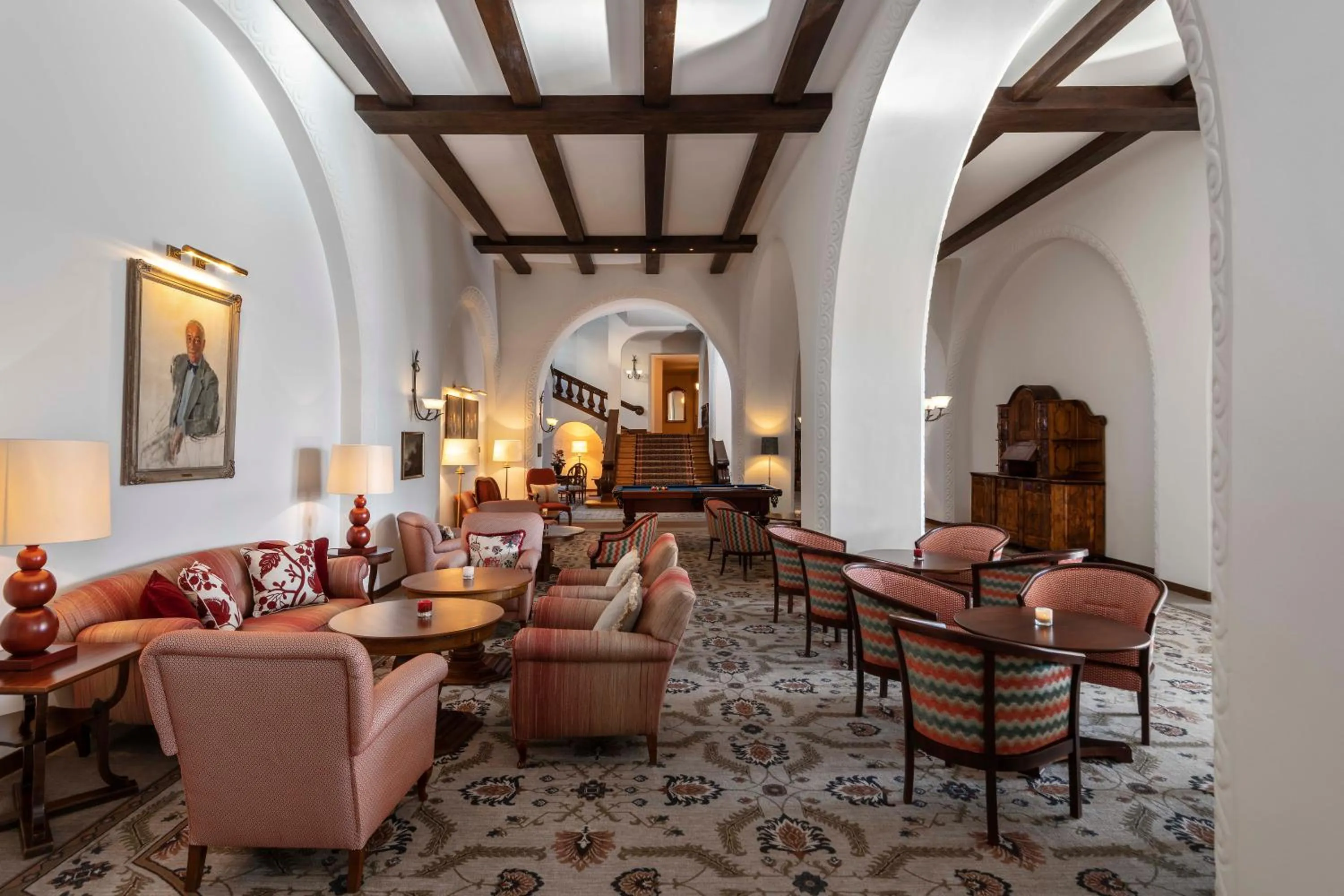 Lobby or reception in Suvretta House