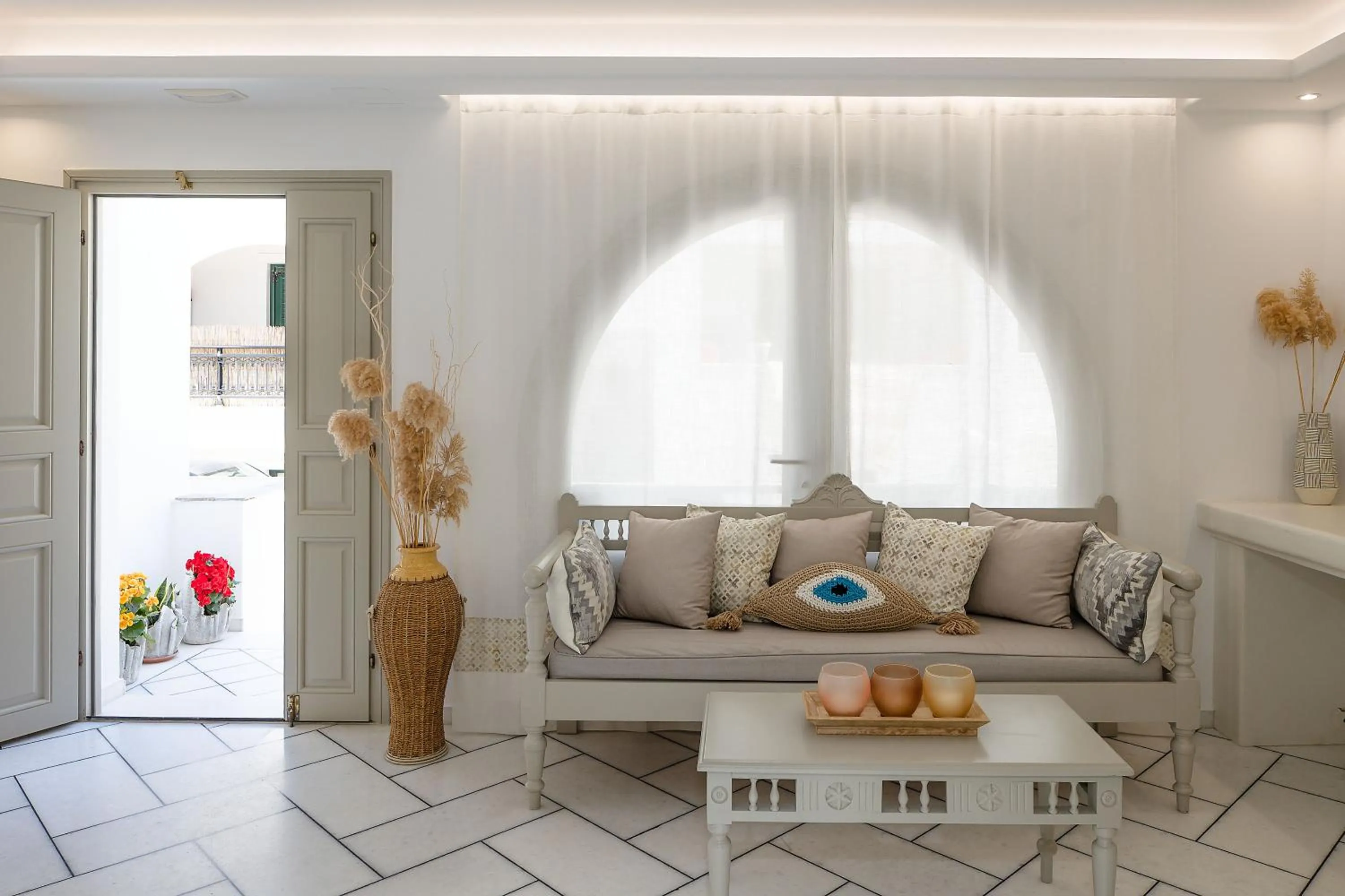 Patio in Hotel Villa Flora