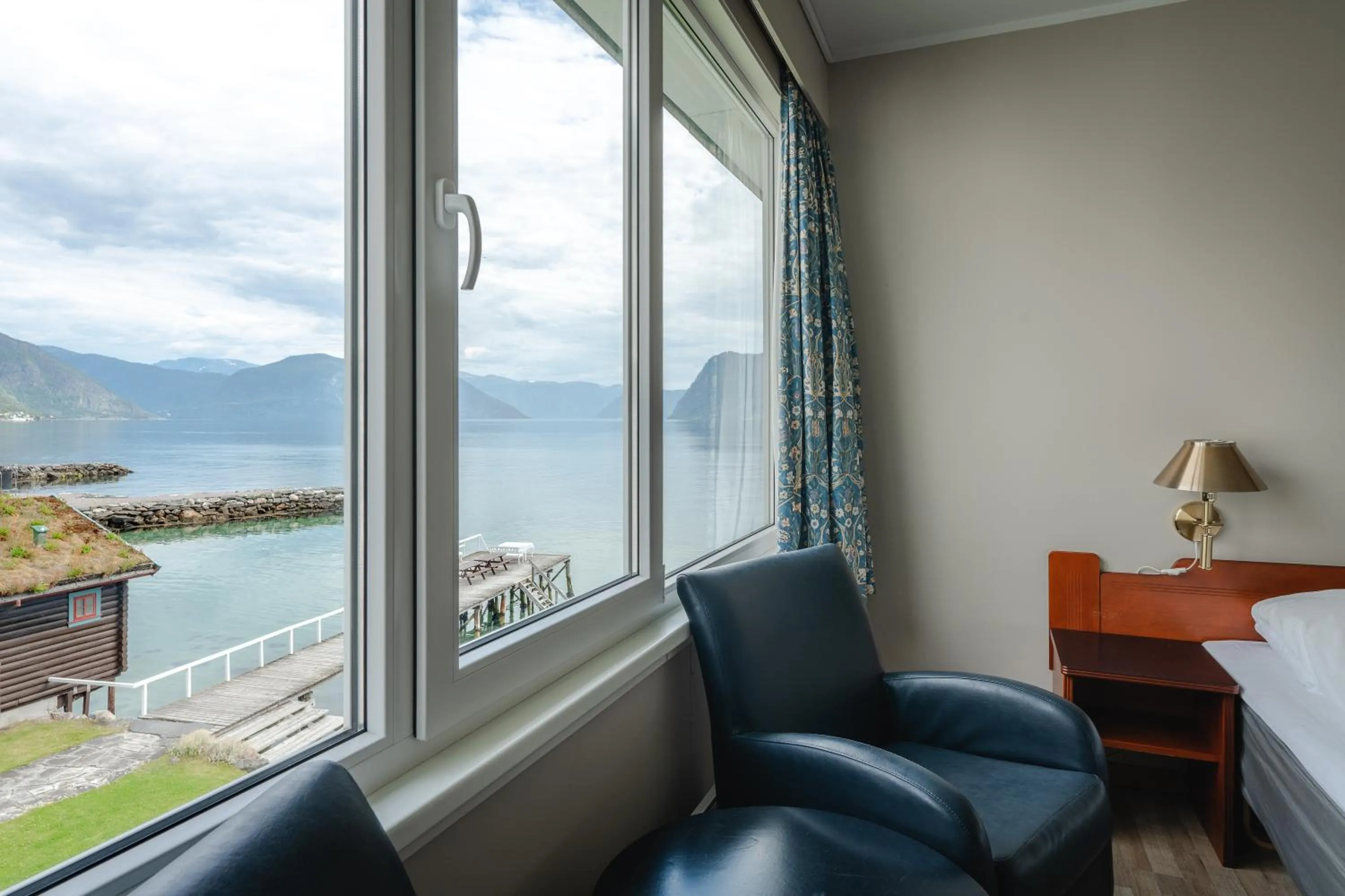 View (from property/room) in Leikanger Fjordhotel - Unike Hoteller