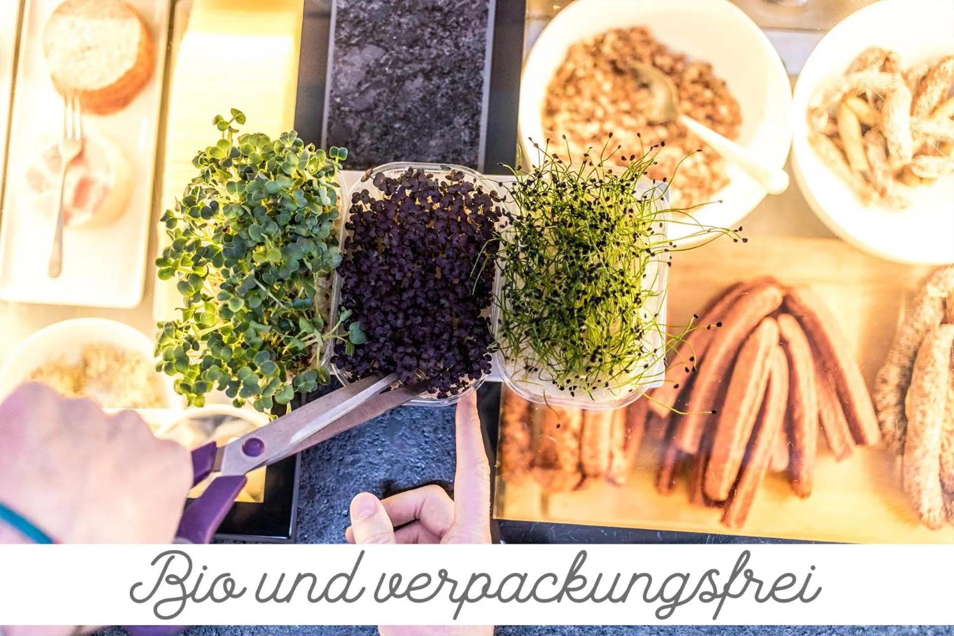Food close-up in ALPENHOTEL TYROL - B&B - ADULTS ONLY - Alpines Lifestylehotel - BIO & Nachhaltig