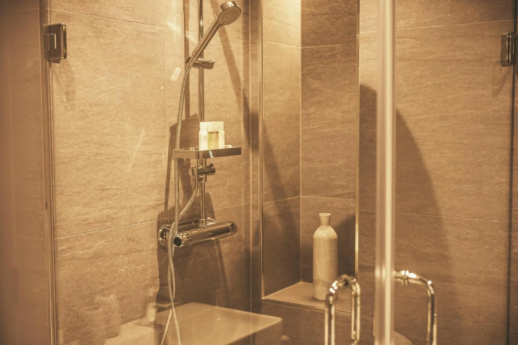 Shower in Hotel Fredrikstad