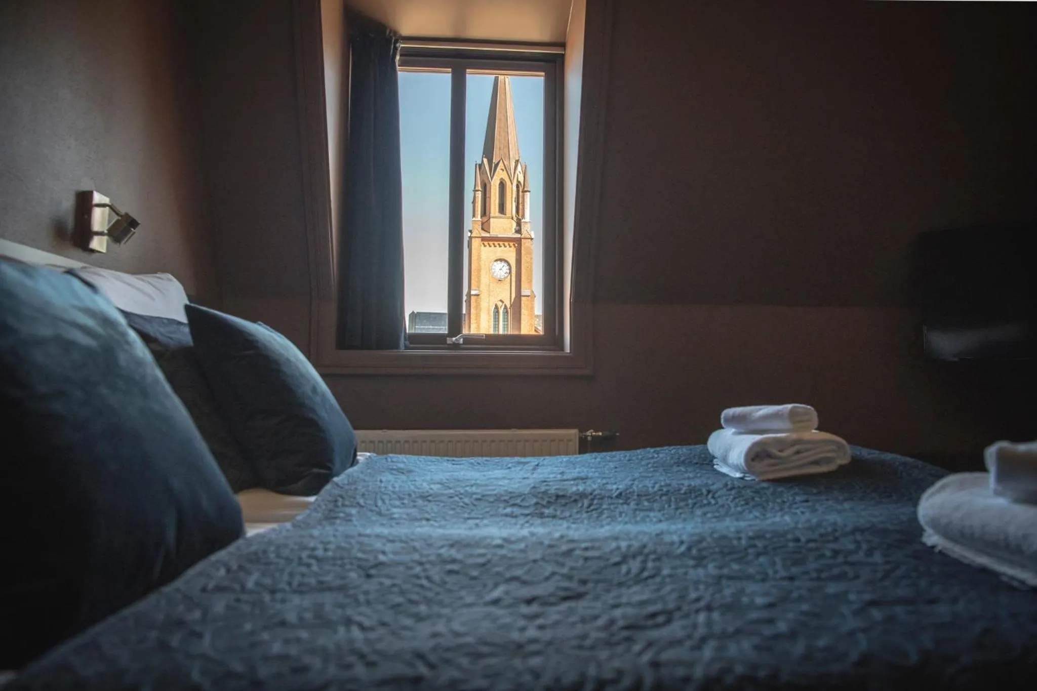 Bedroom, Bed in Hotel Fredrikstad