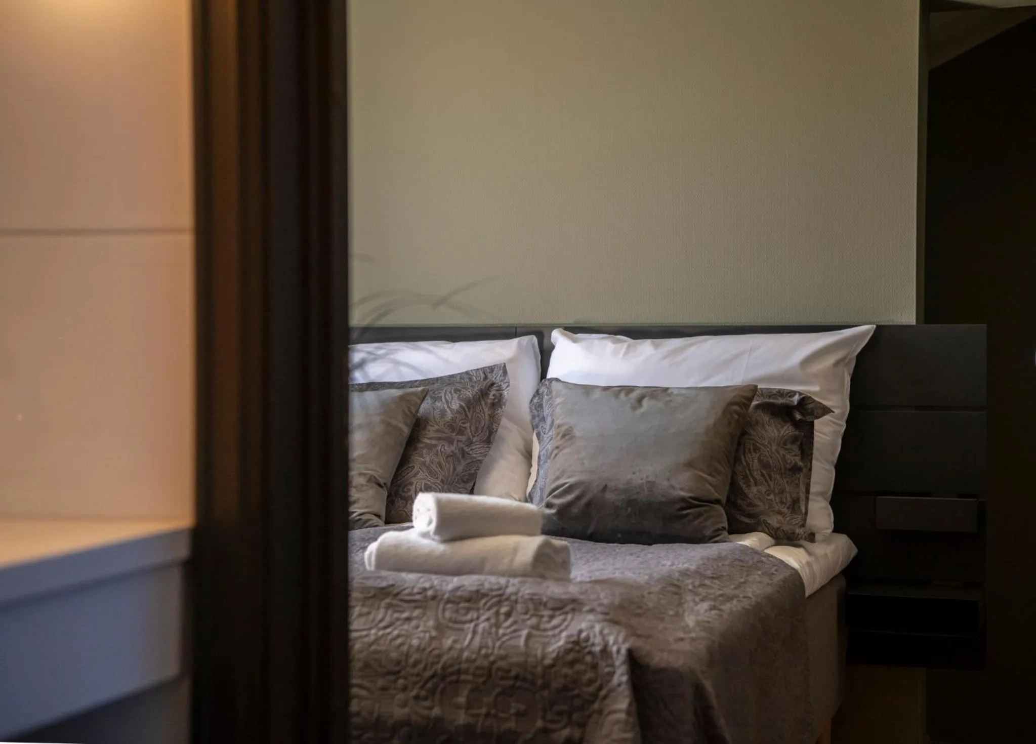 Bedroom, Bed in Hotel Fredrikstad