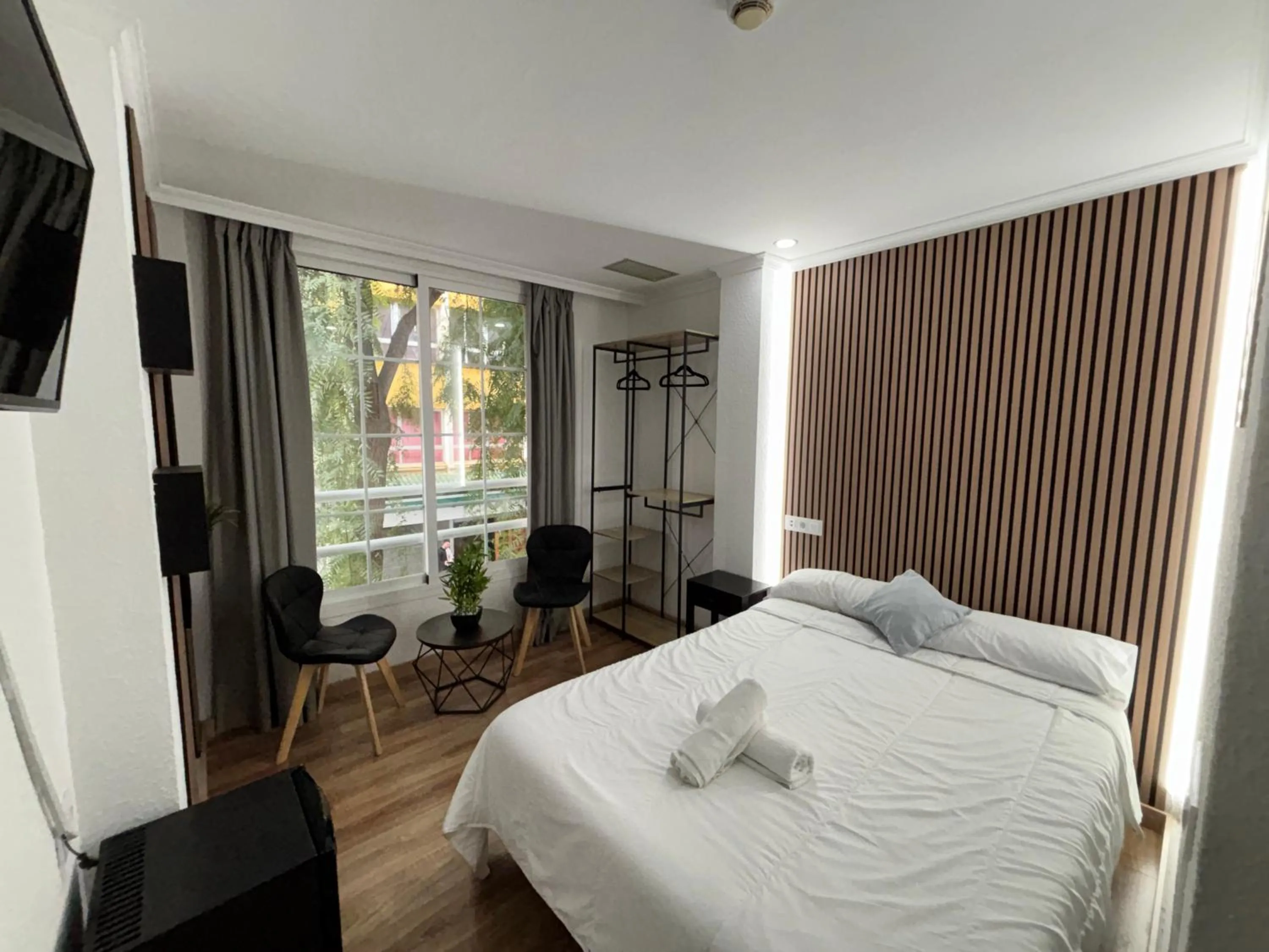 Bed in Hotel New Sanz