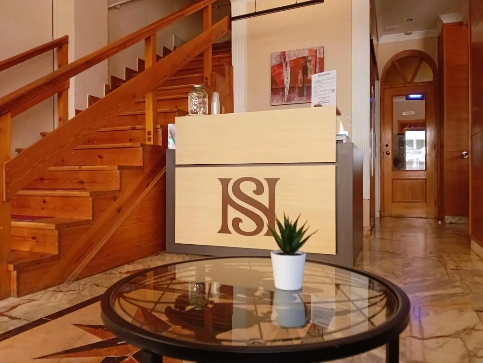 Lobby or reception in Hotel New Sanz