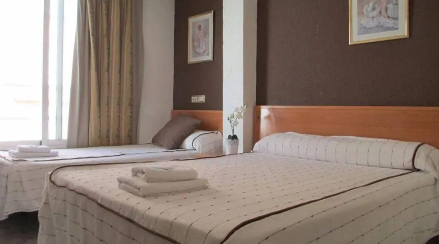 Bed in Hotel New Sanz