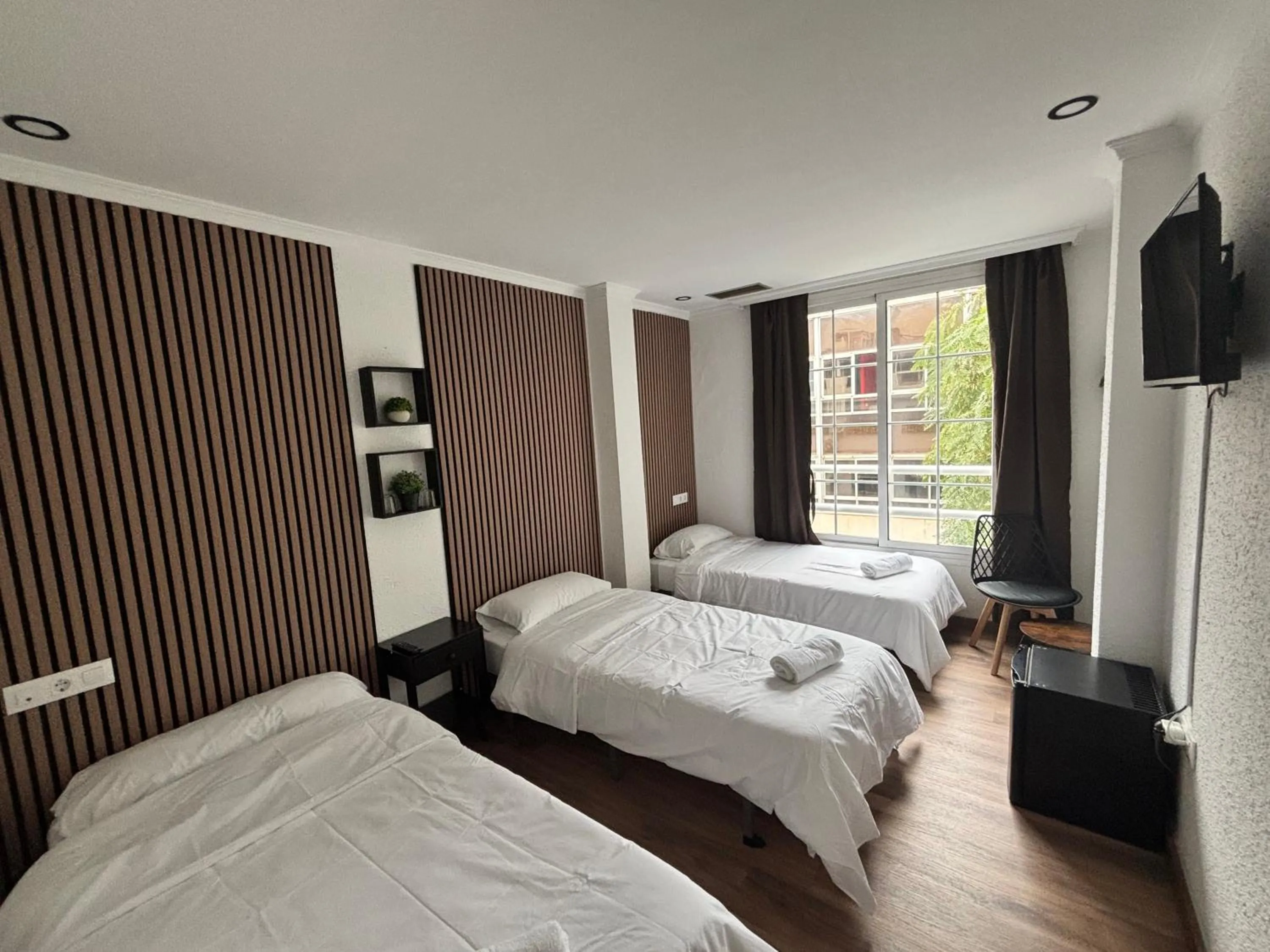 Bed in Hotel New Sanz