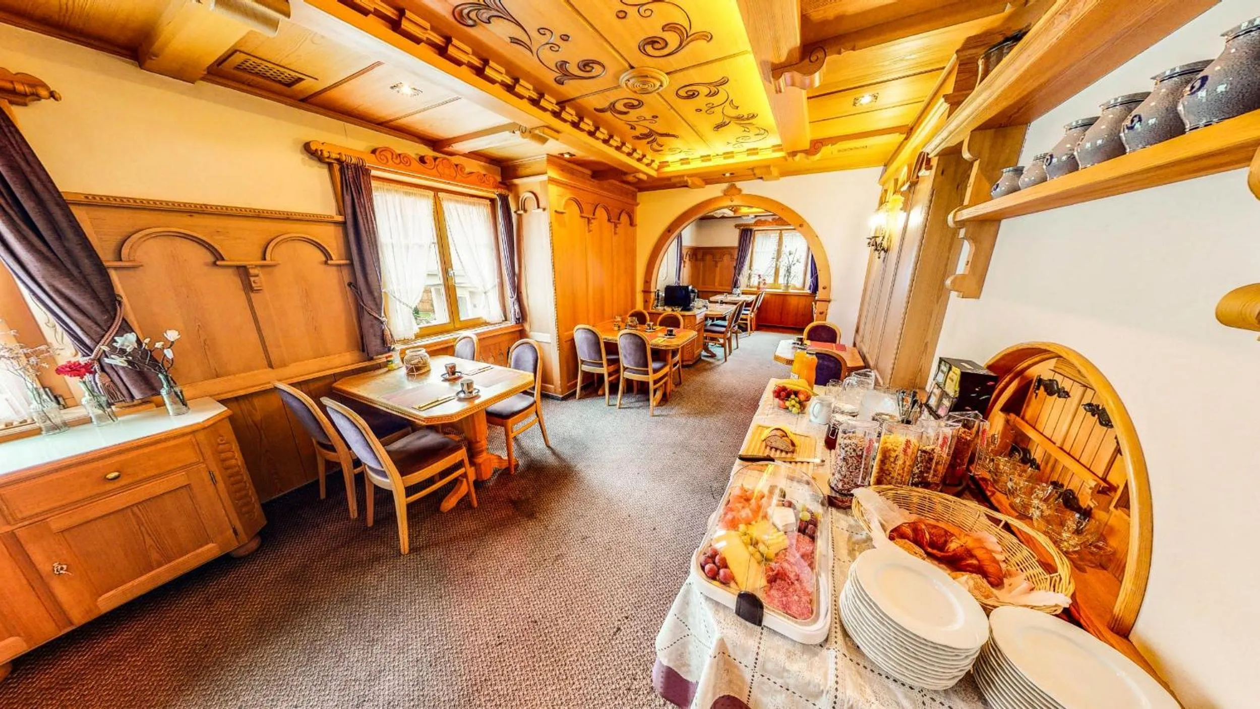 Decorative detail in Schweizerhof